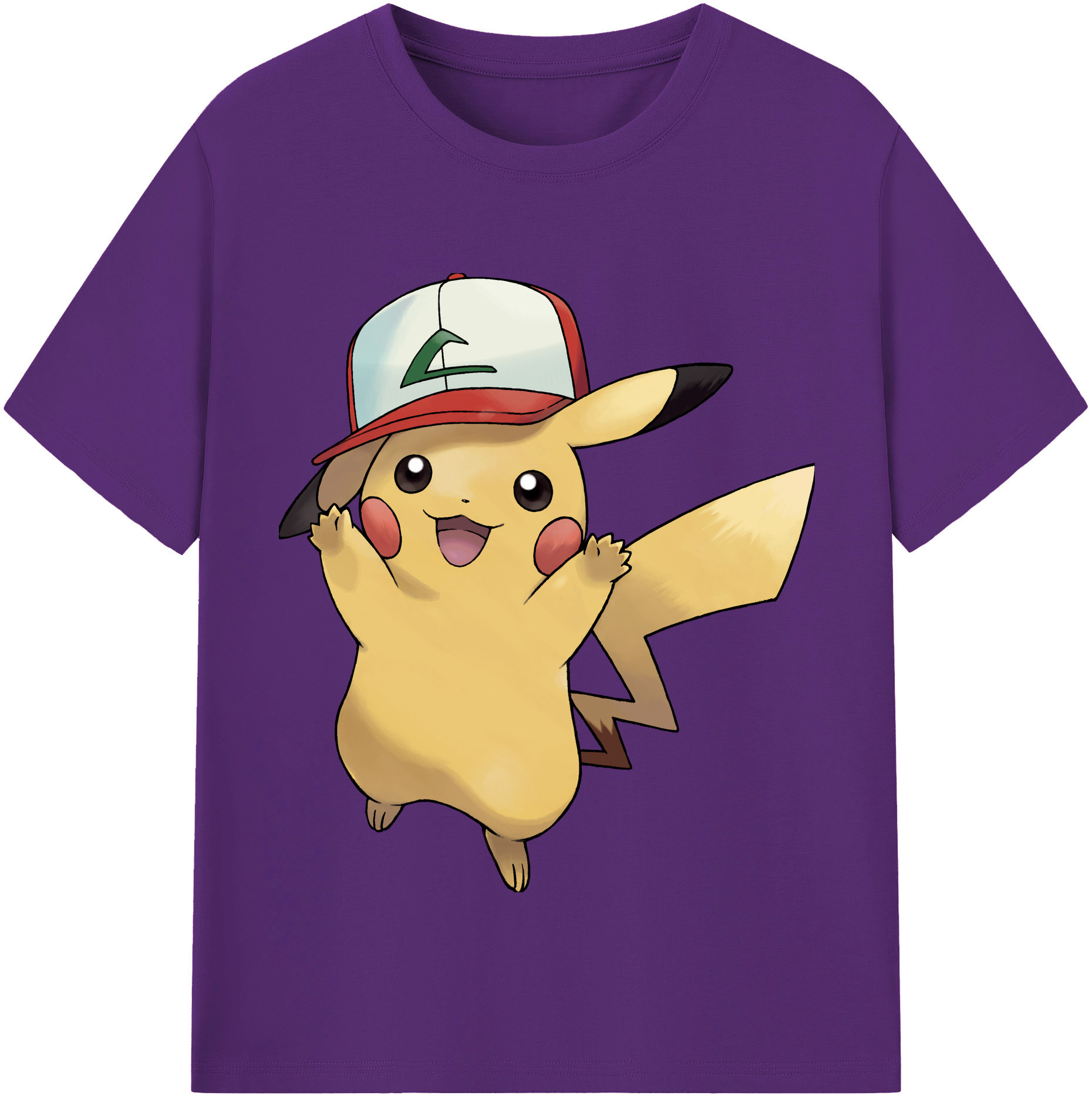 （画像用） ポケットモンスター Pokémon 綿100％半袖Tシャツ（フロントプリント）