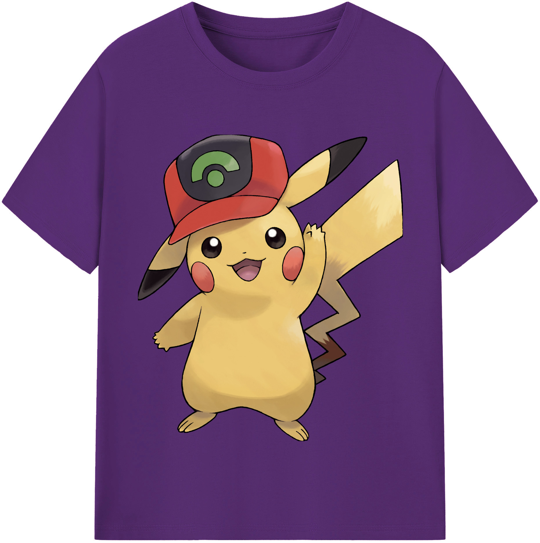 （画像用） ポケットモンスター Pokémon 綿100％半袖Tシャツ（フロントプリント）