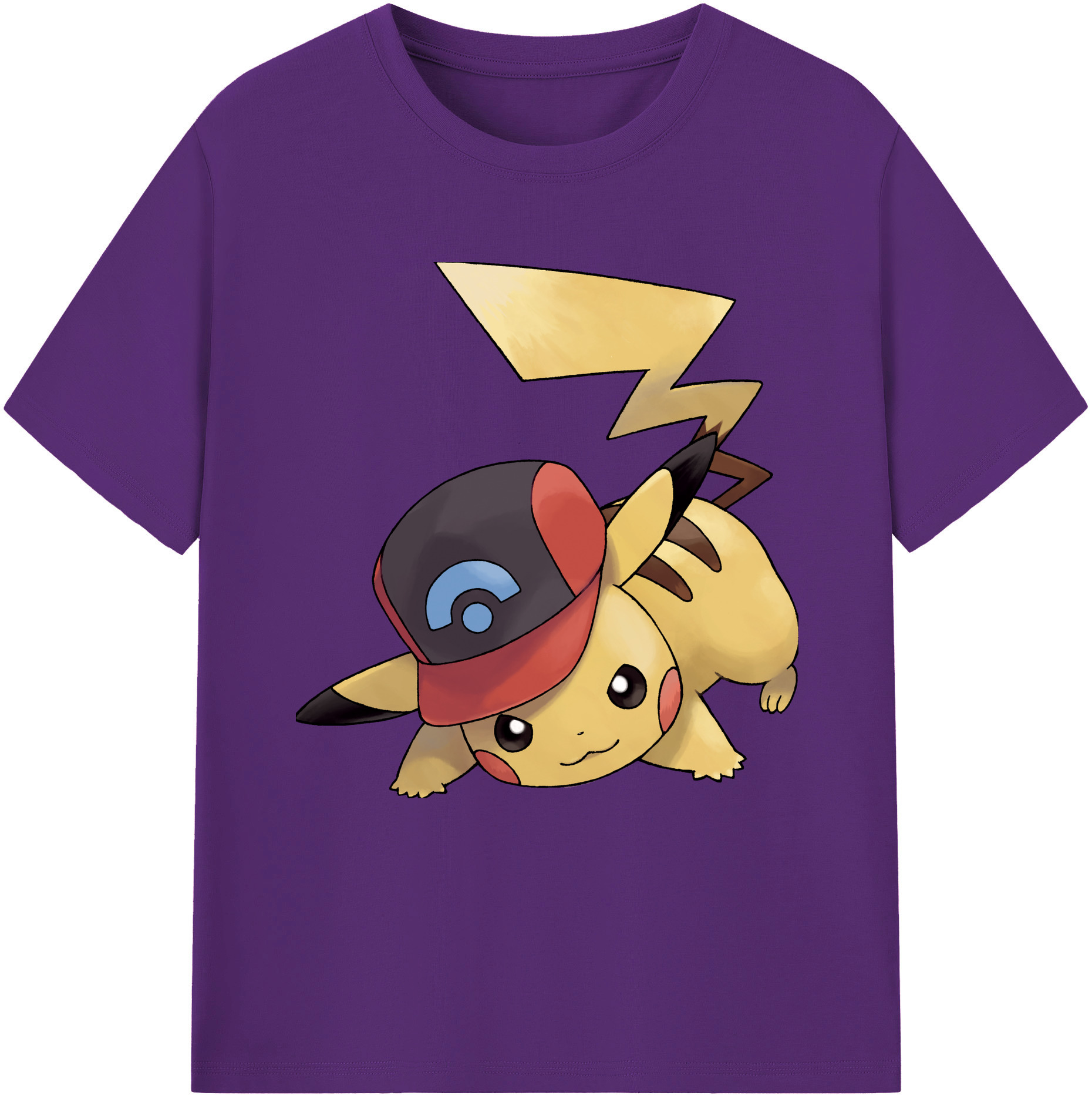 （画像用） ポケットモンスター Pokémon 綿100％半袖Tシャツ（フロントプリント）
