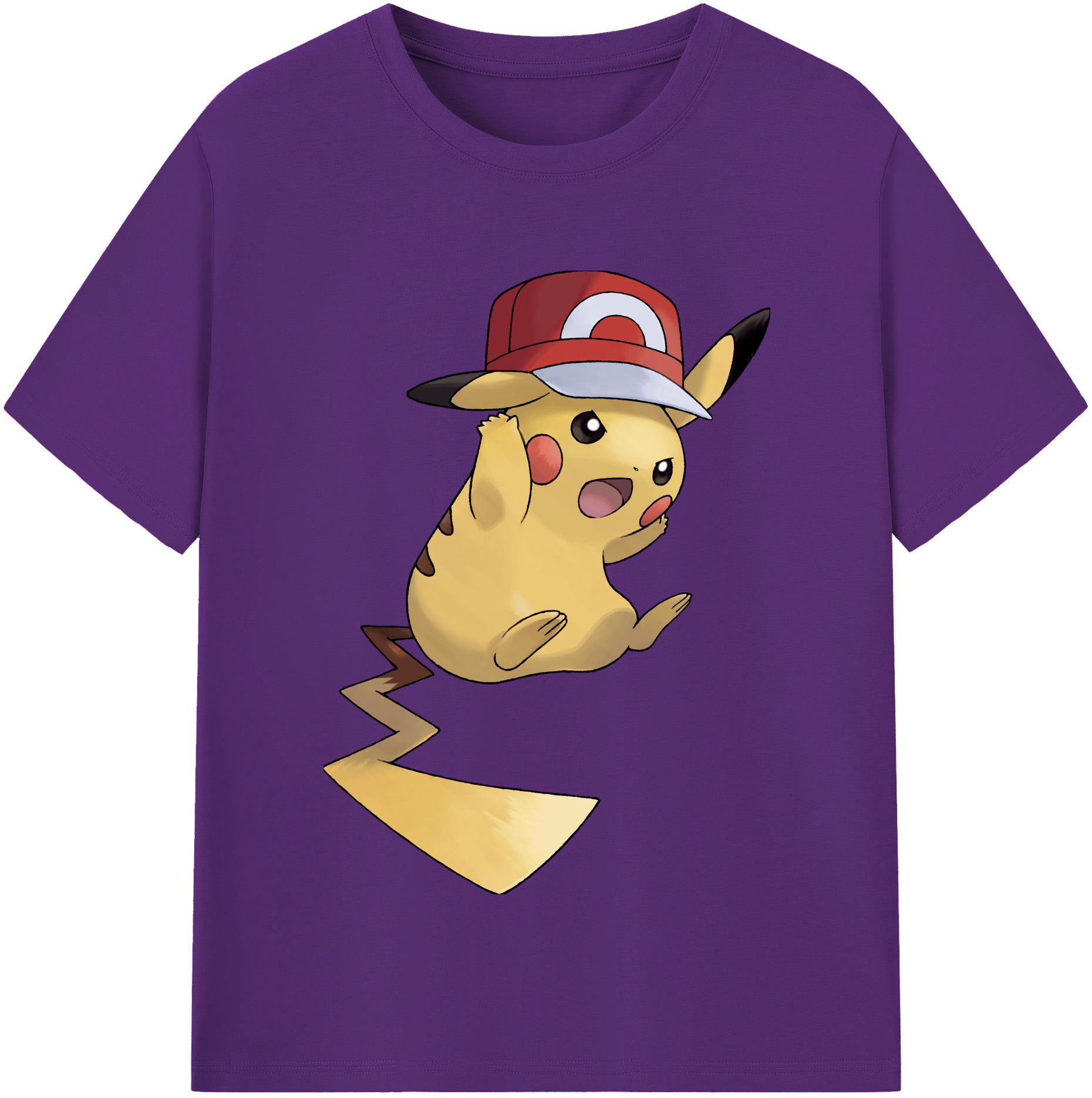 （画像用） ポケットモンスター Pokémon 綿100％半袖Tシャツ（フロントプリント）