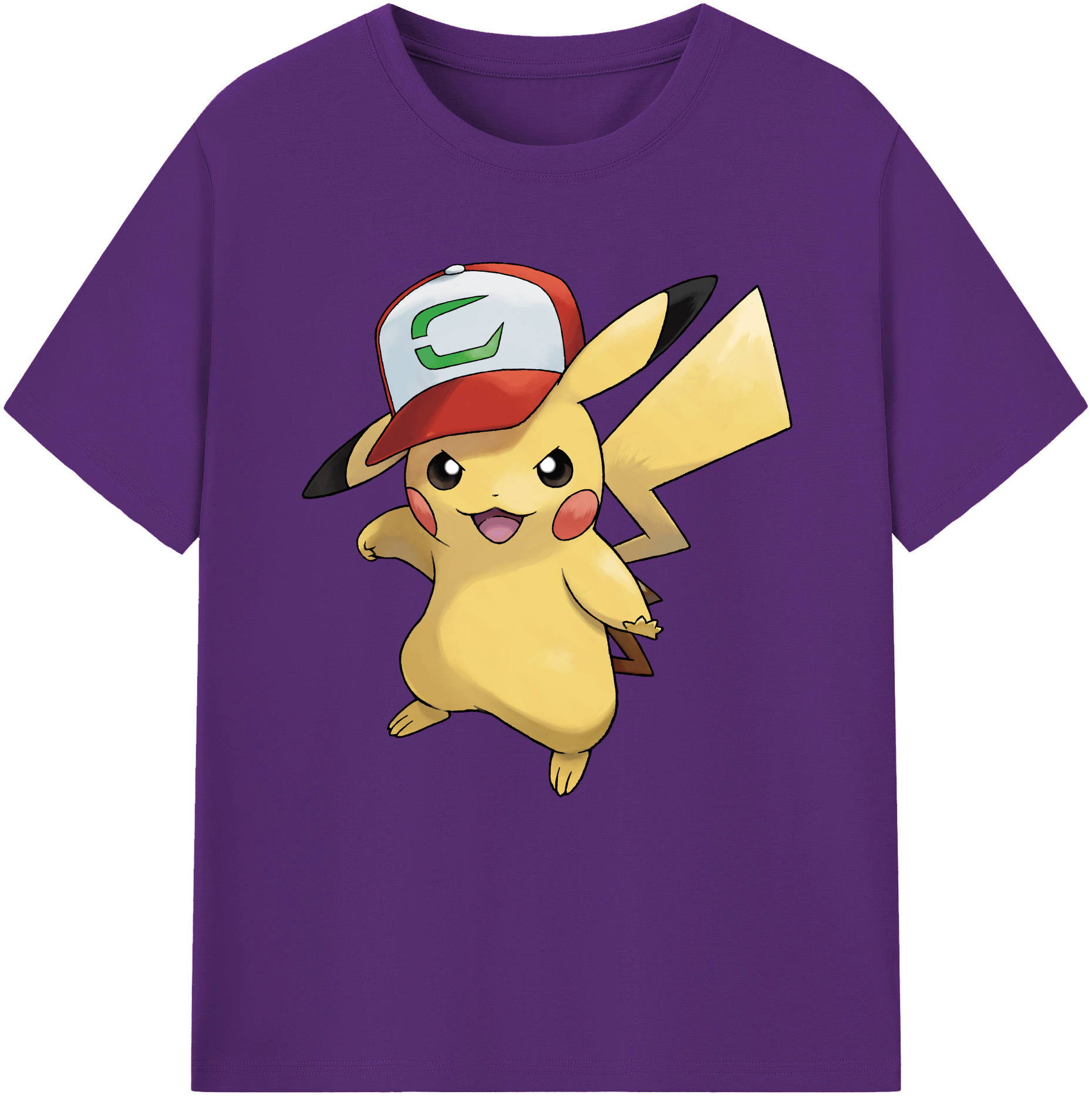 （画像用） ポケットモンスター Pokémon 綿100％半袖Tシャツ（フロントプリント）