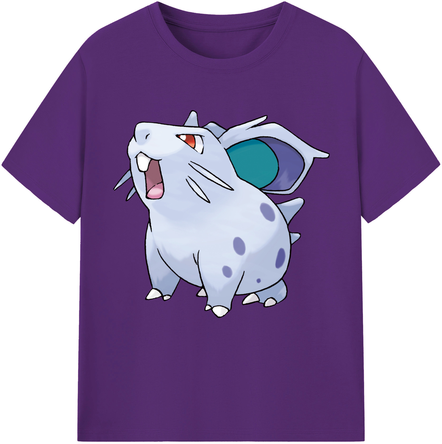 （画像用） ポケットモンスター Pokémon 綿100％半袖Tシャツ（フロントプリント）