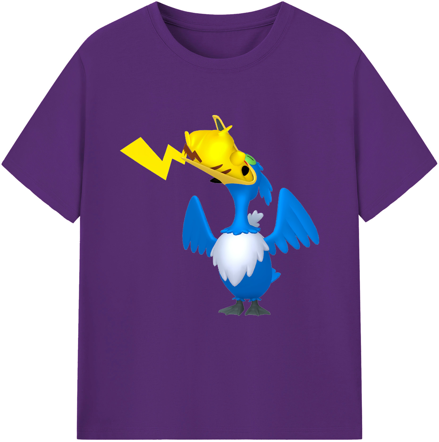 （画像用） ポケットモンスター Pokémon 綿100％半袖Tシャツ（フロントプリント）