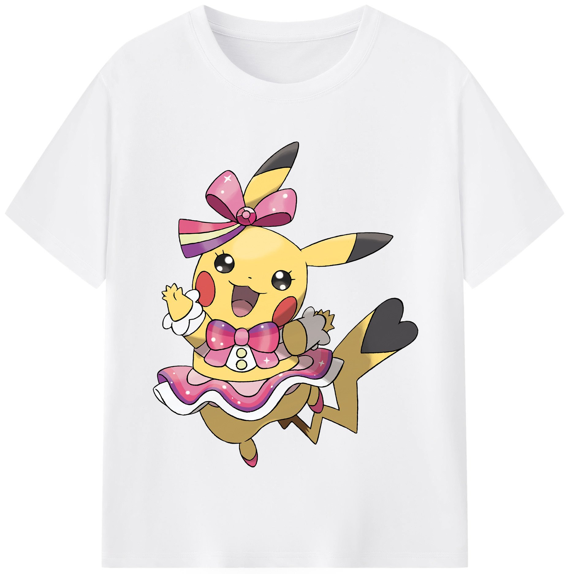 （画像用） ポケットモンスター Pokémon 綿100％半袖Tシャツ（フロントプリント）