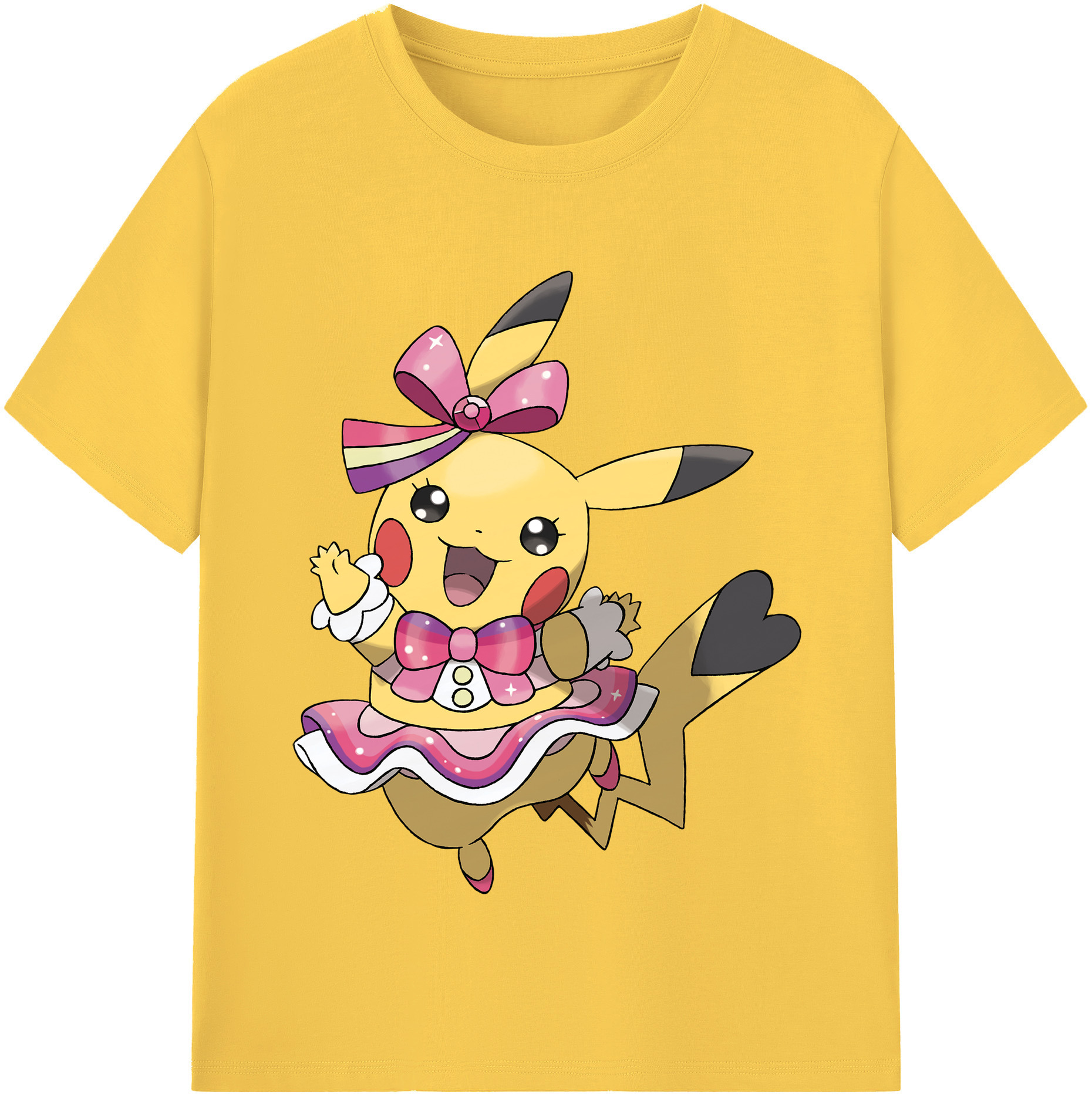 （画像用） ポケットモンスター Pokémon 綿100％半袖Tシャツ（フロントプリント）