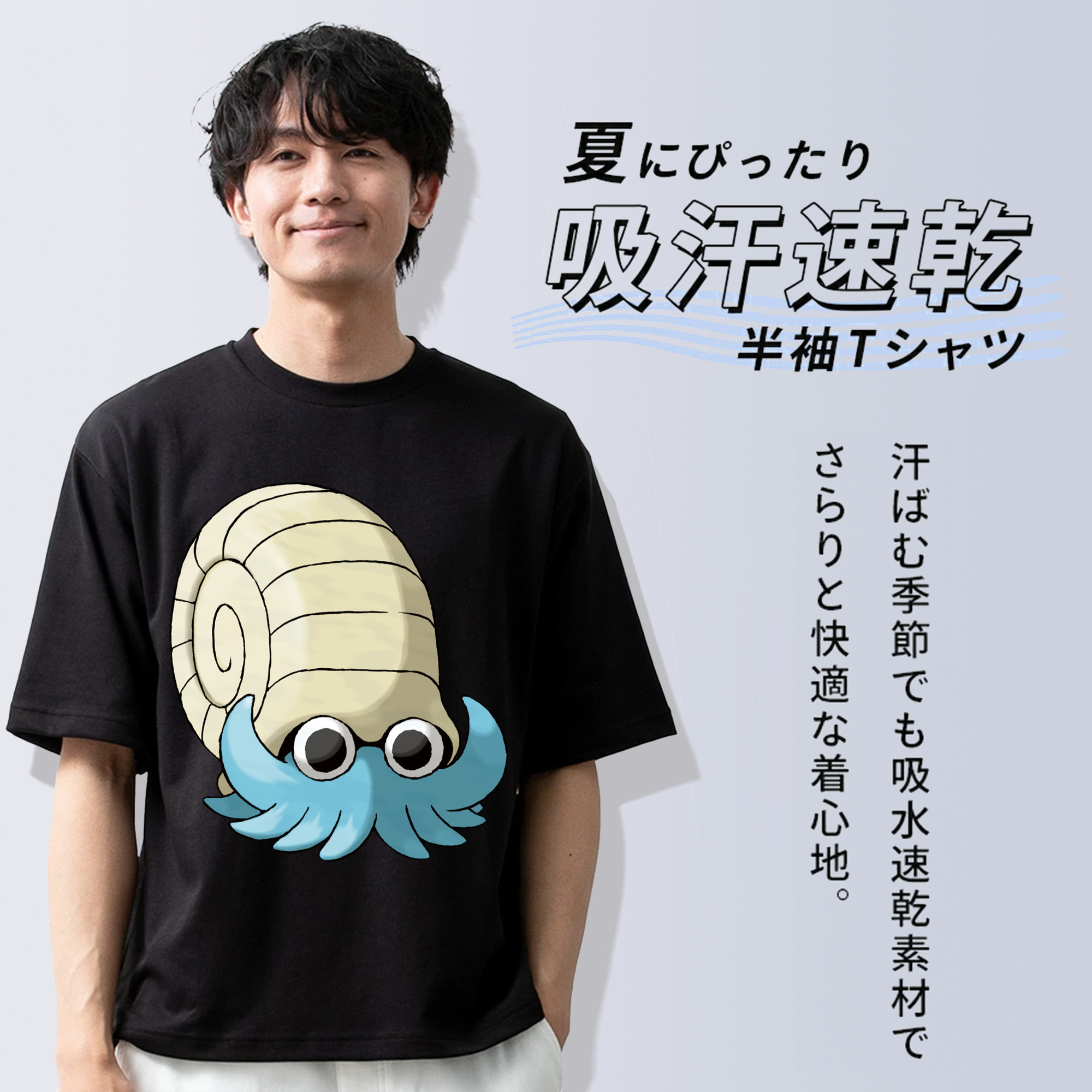 ポケットモンスター Pokémon 綿100％半袖Tシャツ（フロントプリント）