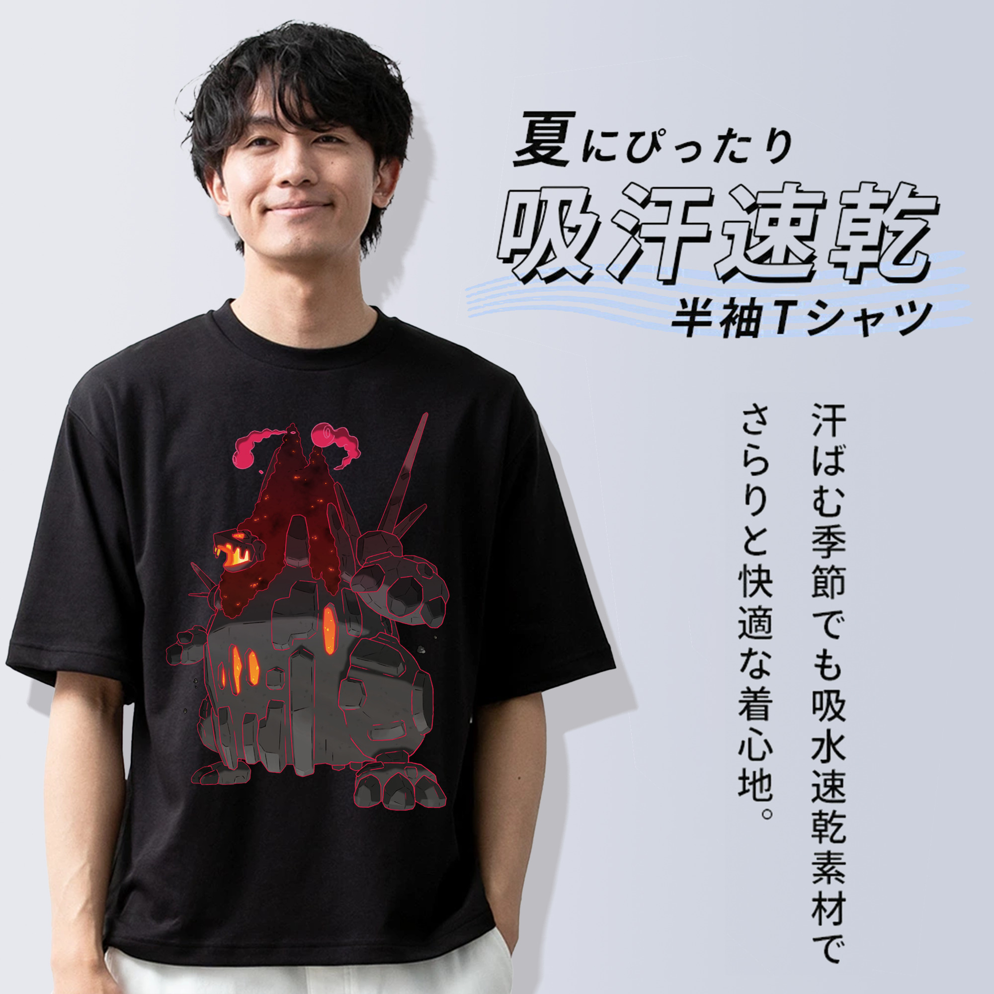 ポケットモンスター Pokémon 綿100％半袖Tシャツ（フロントプリント）