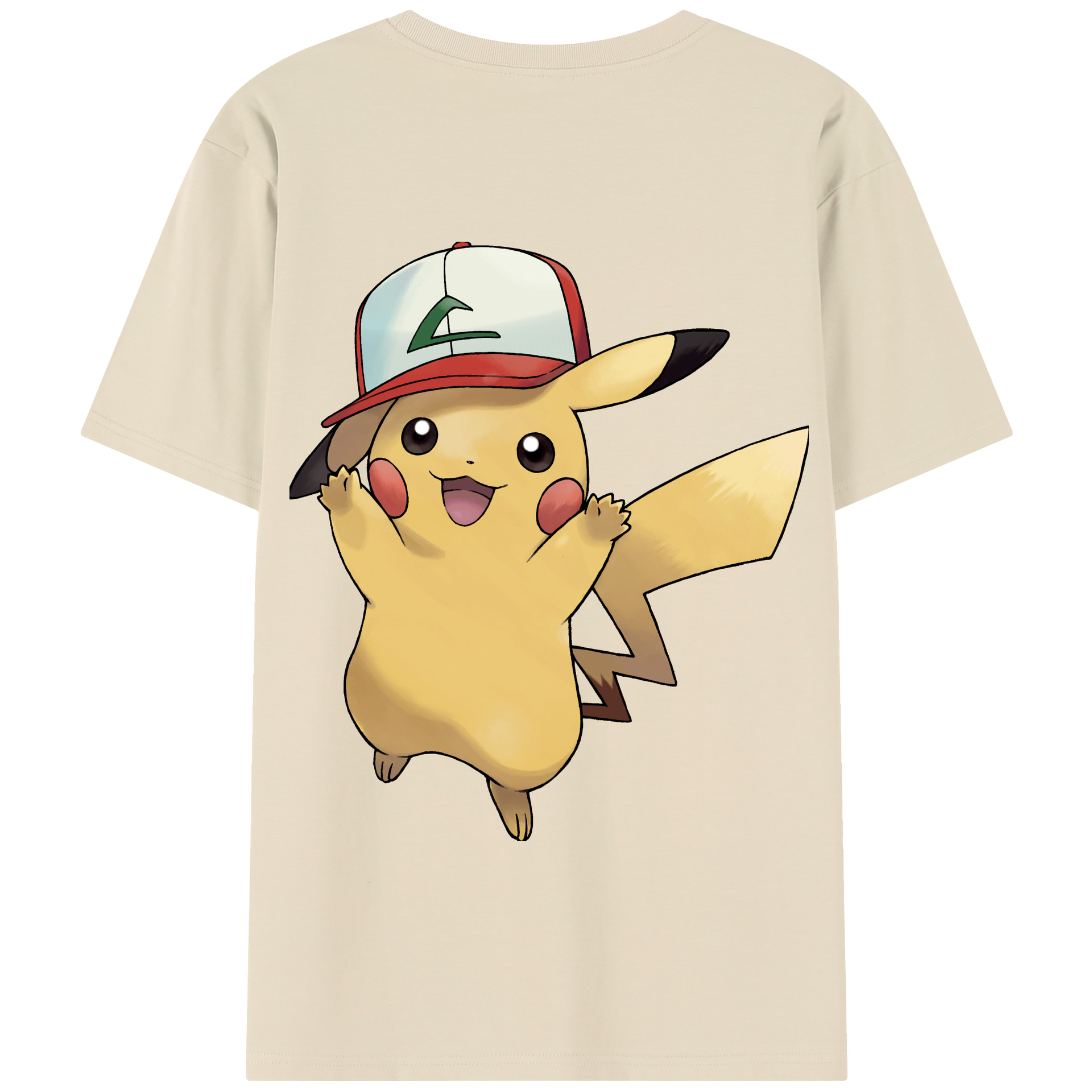 （画像用） ポケットモンスター Pokémon 綿100％半袖Tシャツ（背面プリント）