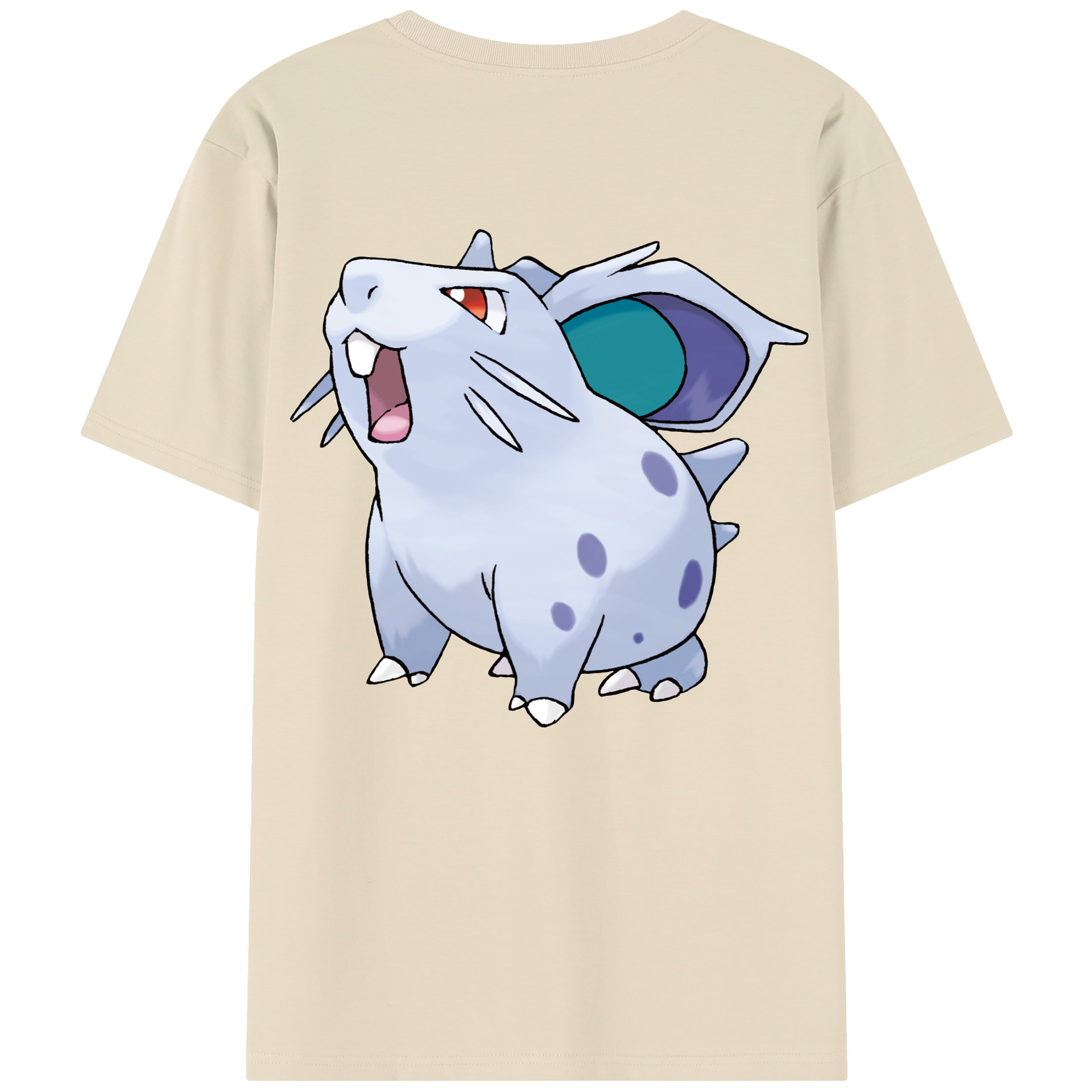 （画像用） ポケットモンスター Pokémon 綿100％半袖Tシャツ（背面プリント）