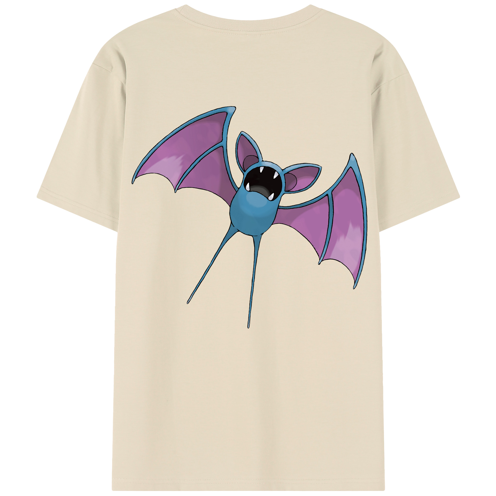 （画像用） ポケットモンスター Pokémon 綿100％半袖Tシャツ（背面プリント）