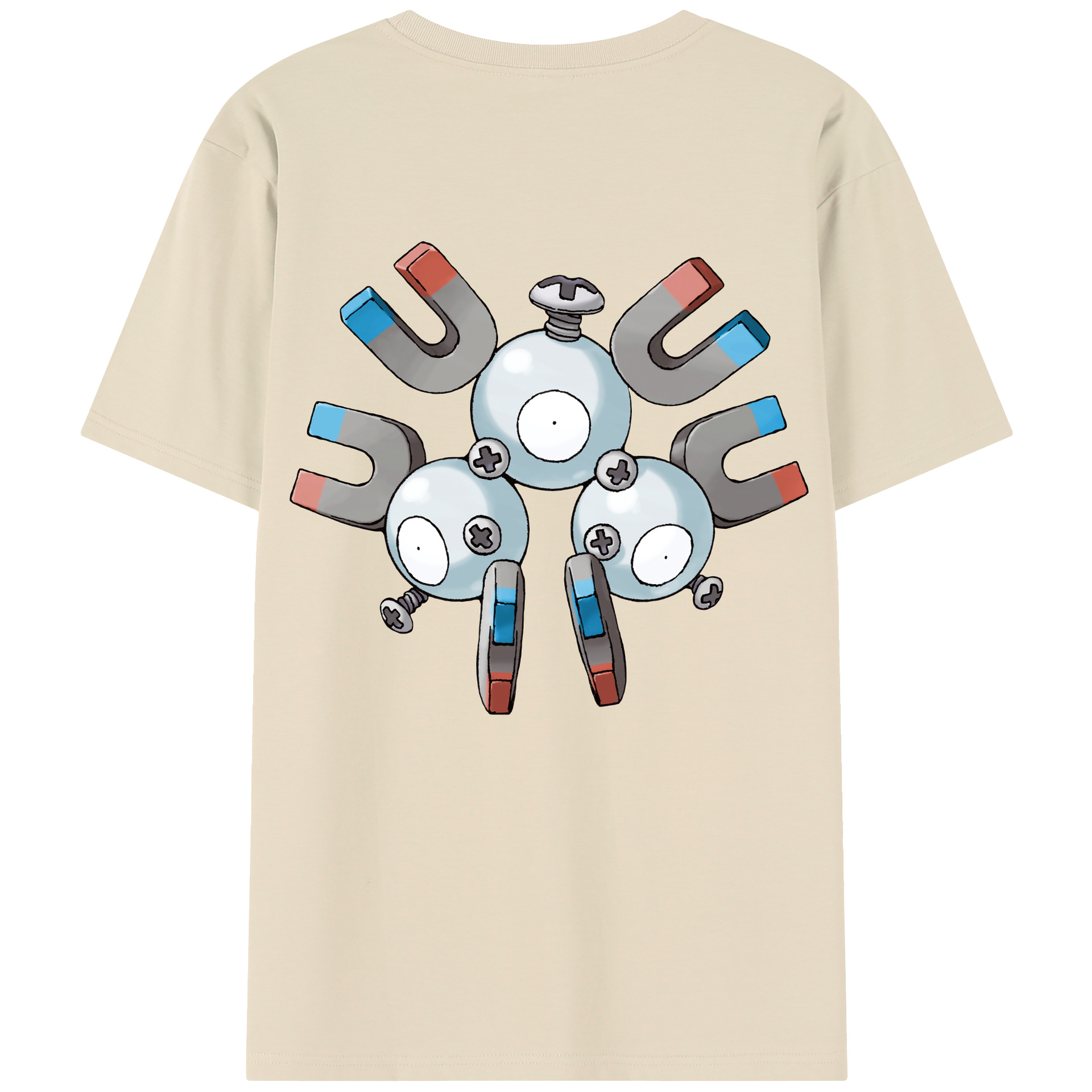 （画像用） ポケットモンスター Pokémon 綿100％半袖Tシャツ（背面プリント）