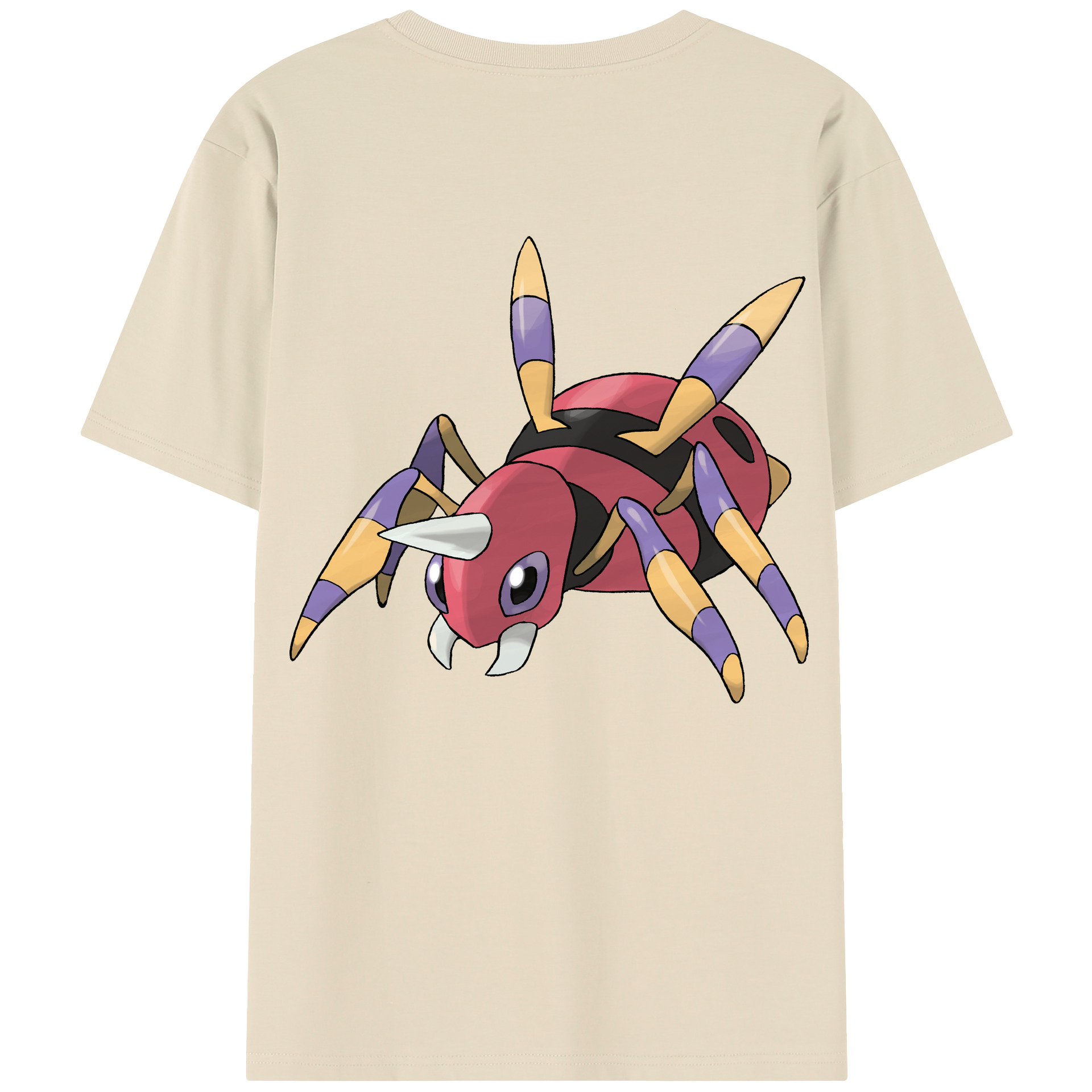 （画像用） ポケットモンスター Pokémon 綿100％半袖Tシャツ（背面プリント）