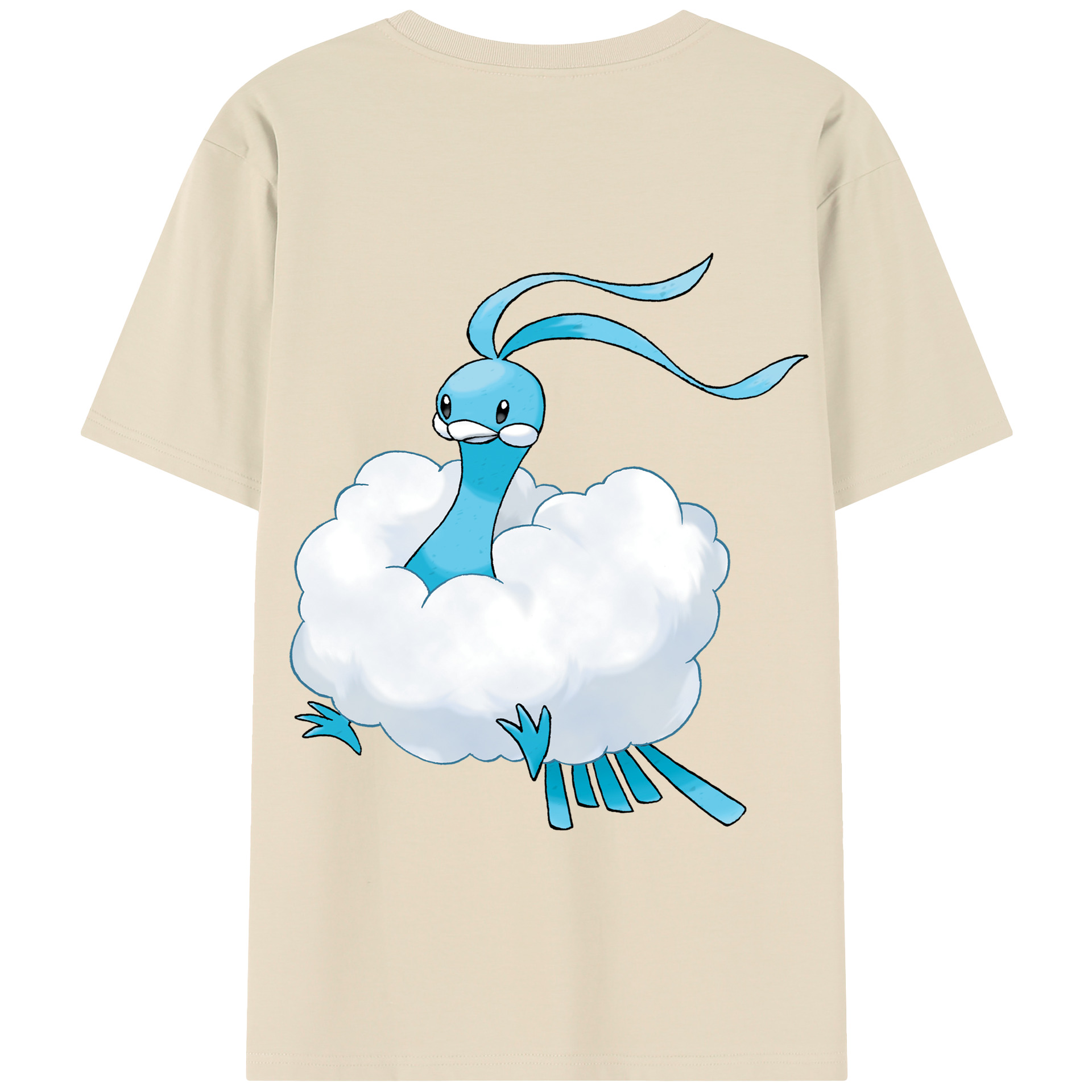 （画像用） ポケットモンスター Pokémon 綿100％半袖Tシャツ（背面プリント）