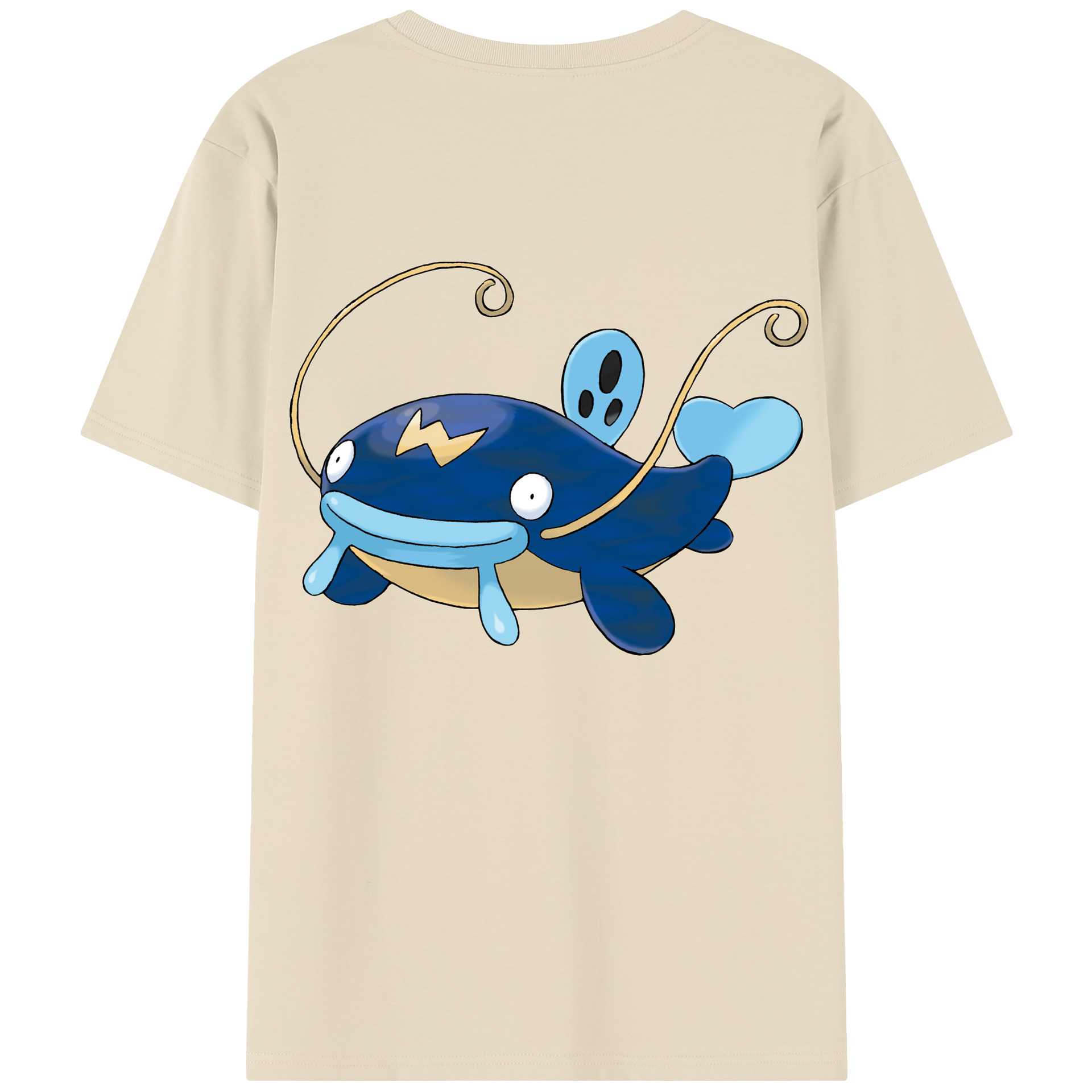 （画像用） ポケットモンスター Pokémon 綿100％半袖Tシャツ（背面プリント）