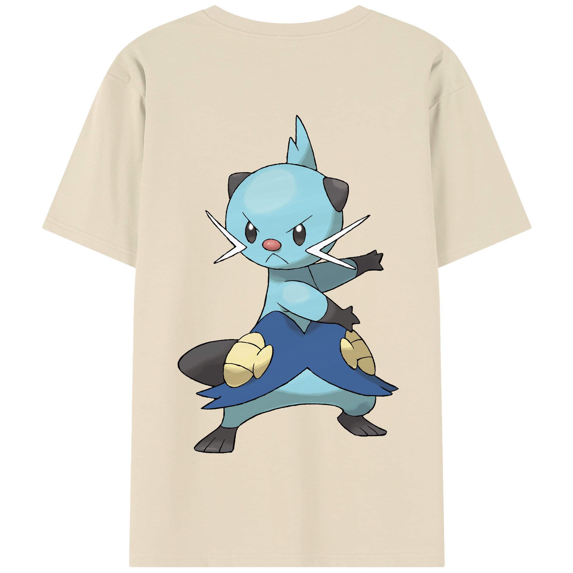 （画像用） ポケットモンスター Pokémon 綿100％半袖Tシャツ（背面プリント）