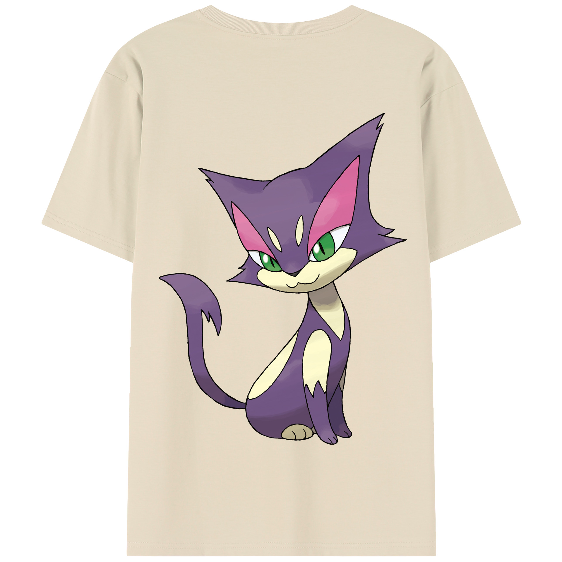 （画像用） ポケットモンスター Pokémon 綿100％半袖Tシャツ（背面プリント）