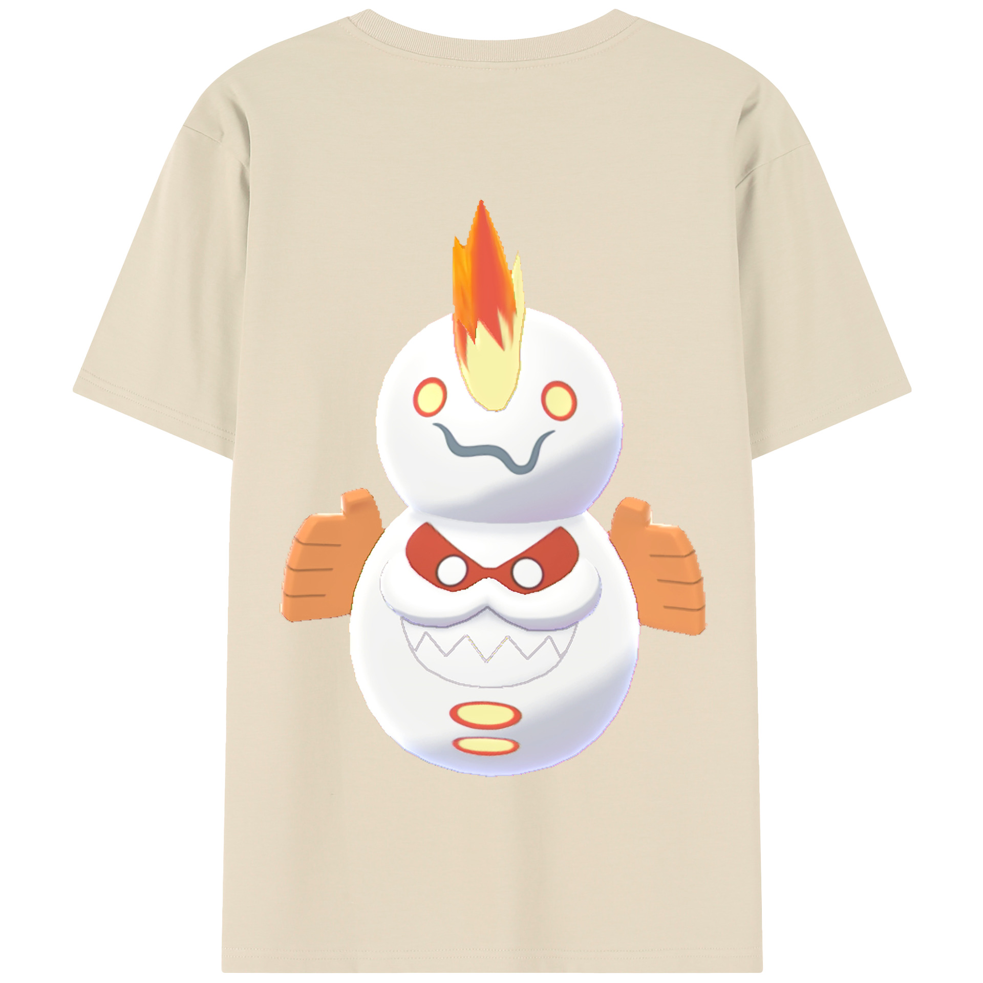 （画像用） ポケットモンスター Pokémon 綿100％半袖Tシャツ（背面プリント）