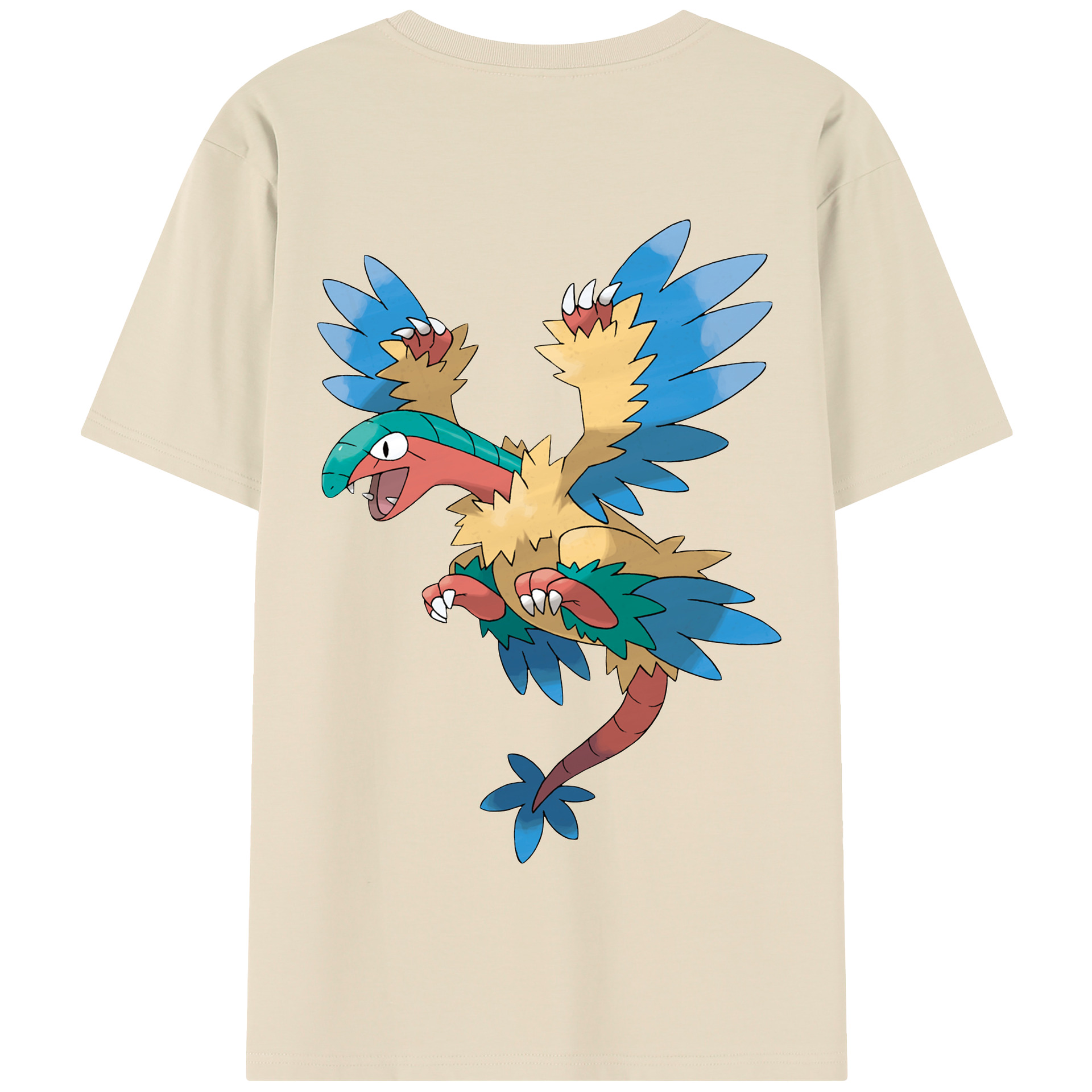 （画像用） ポケットモンスター Pokémon 綿100％半袖Tシャツ（背面プリント）