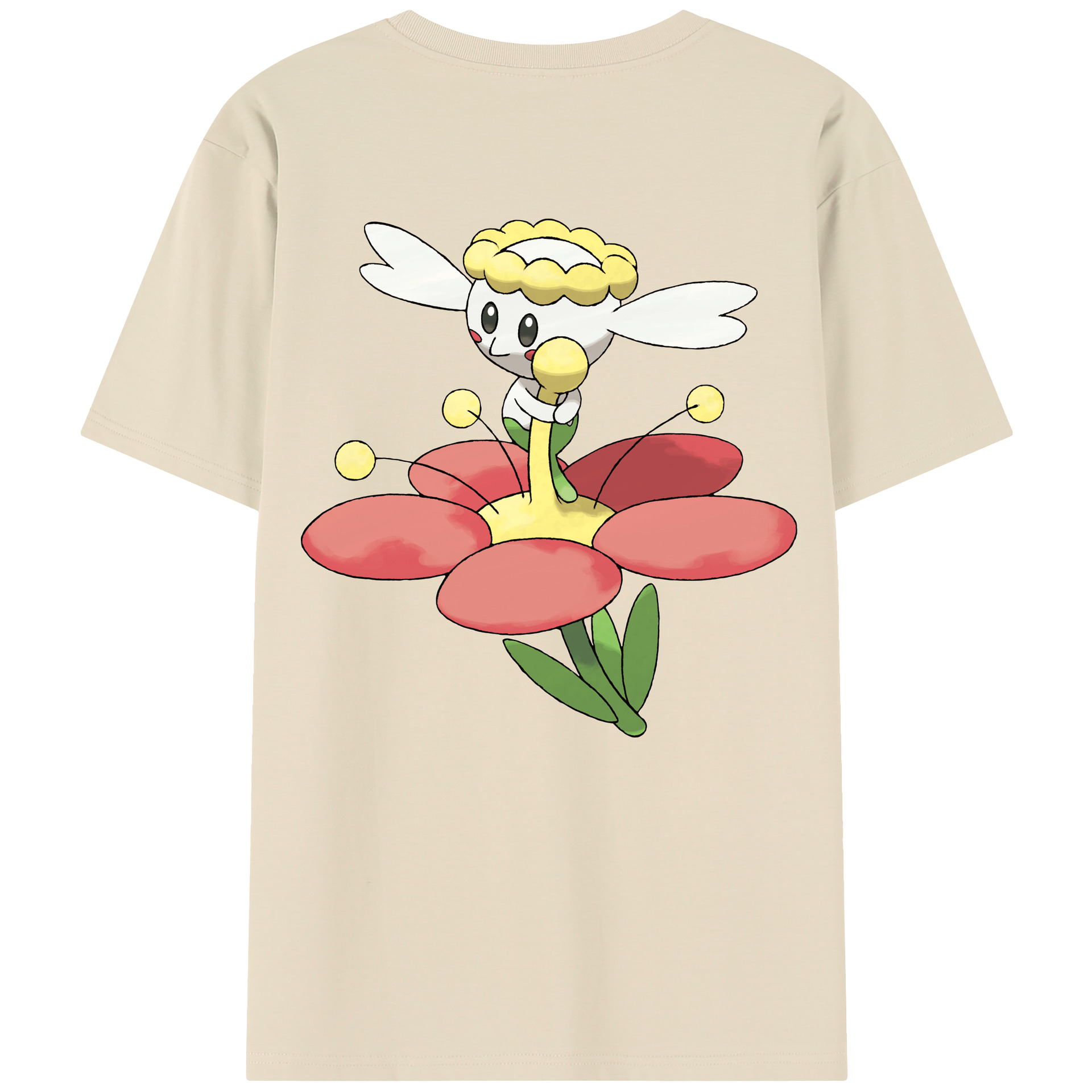 （画像用） ポケットモンスター Pokémon 綿100％半袖Tシャツ（背面プリント）