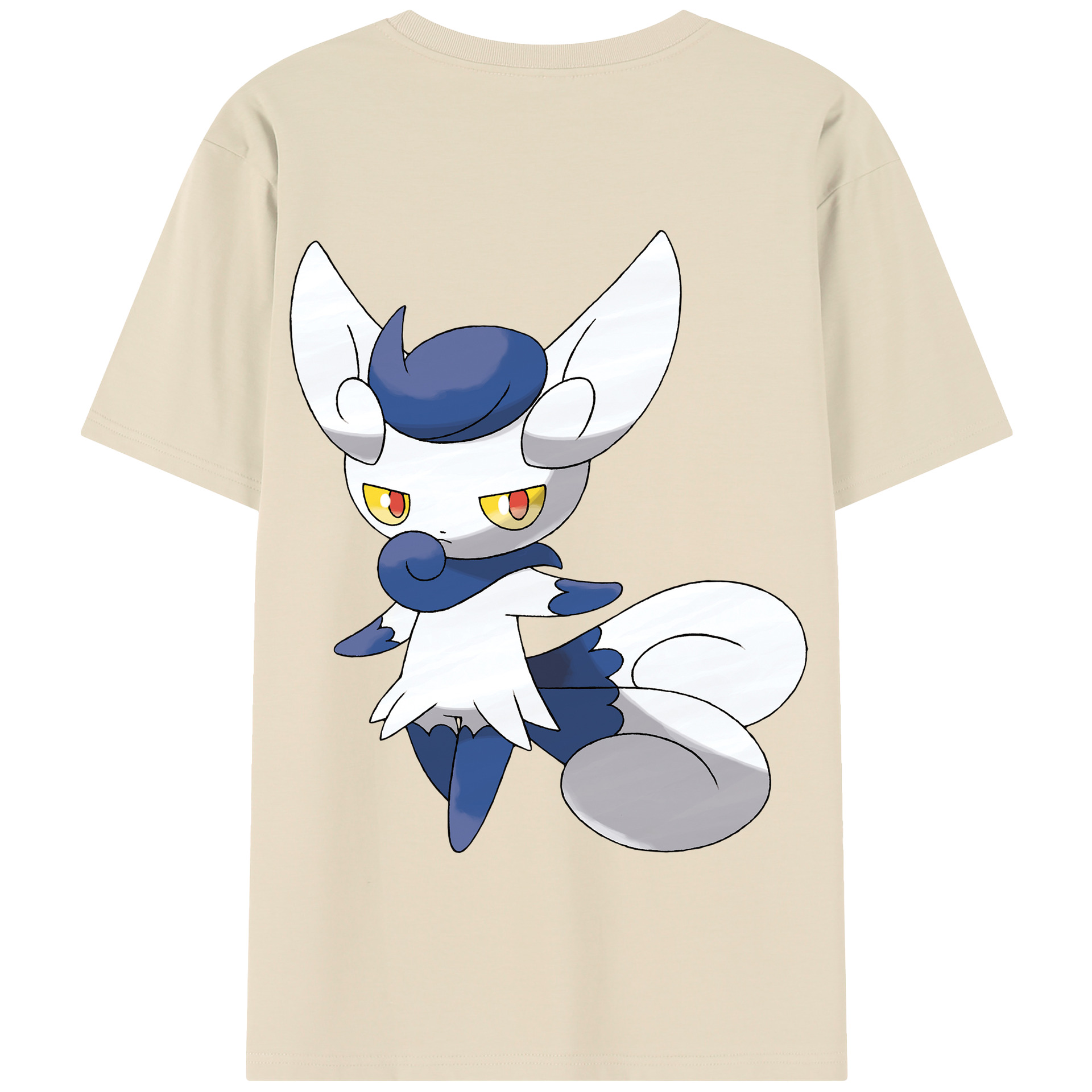 （画像用） ポケットモンスター Pokémon 綿100％半袖Tシャツ（背面プリント）
