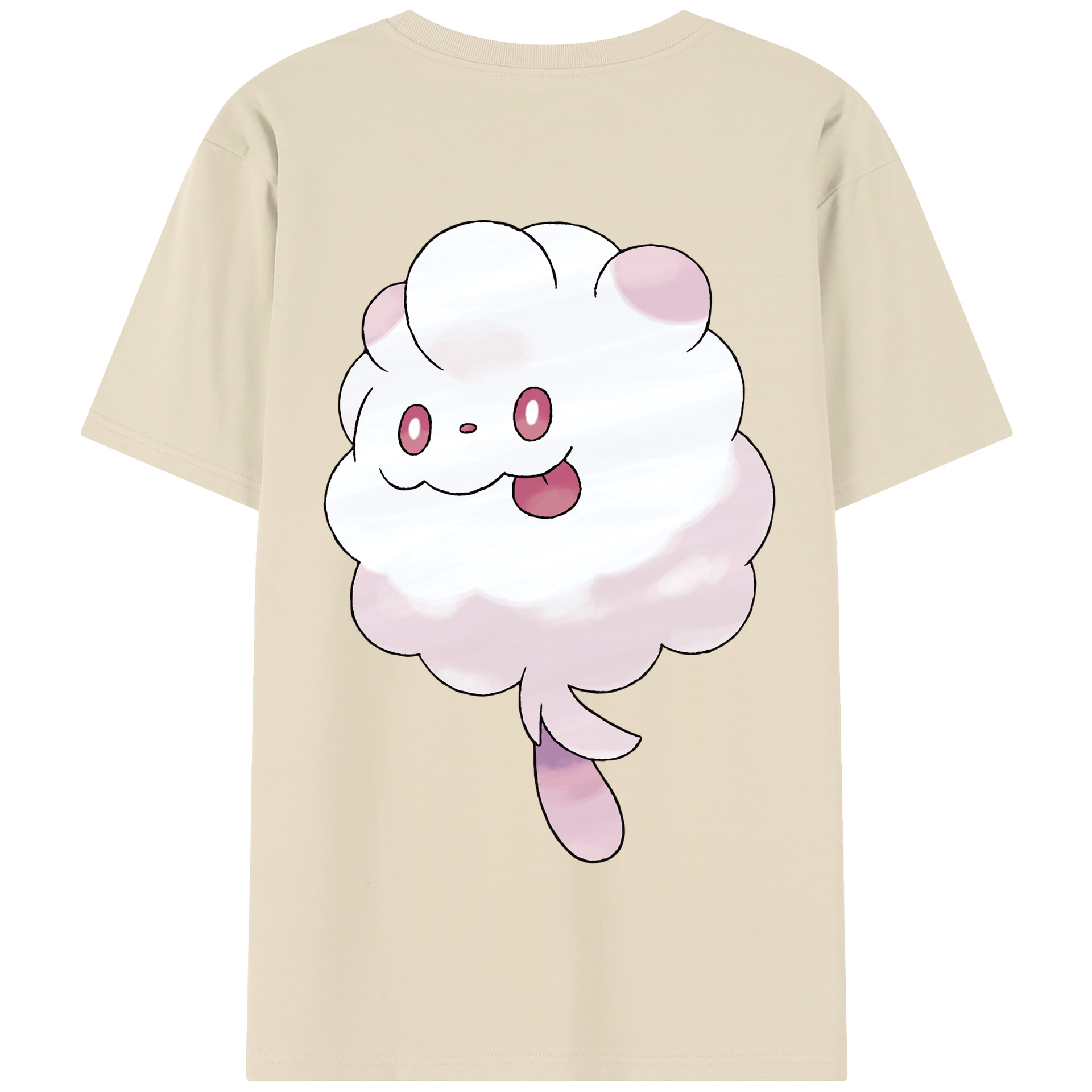 （画像用） ポケットモンスター Pokémon 綿100％半袖Tシャツ（背面プリント）