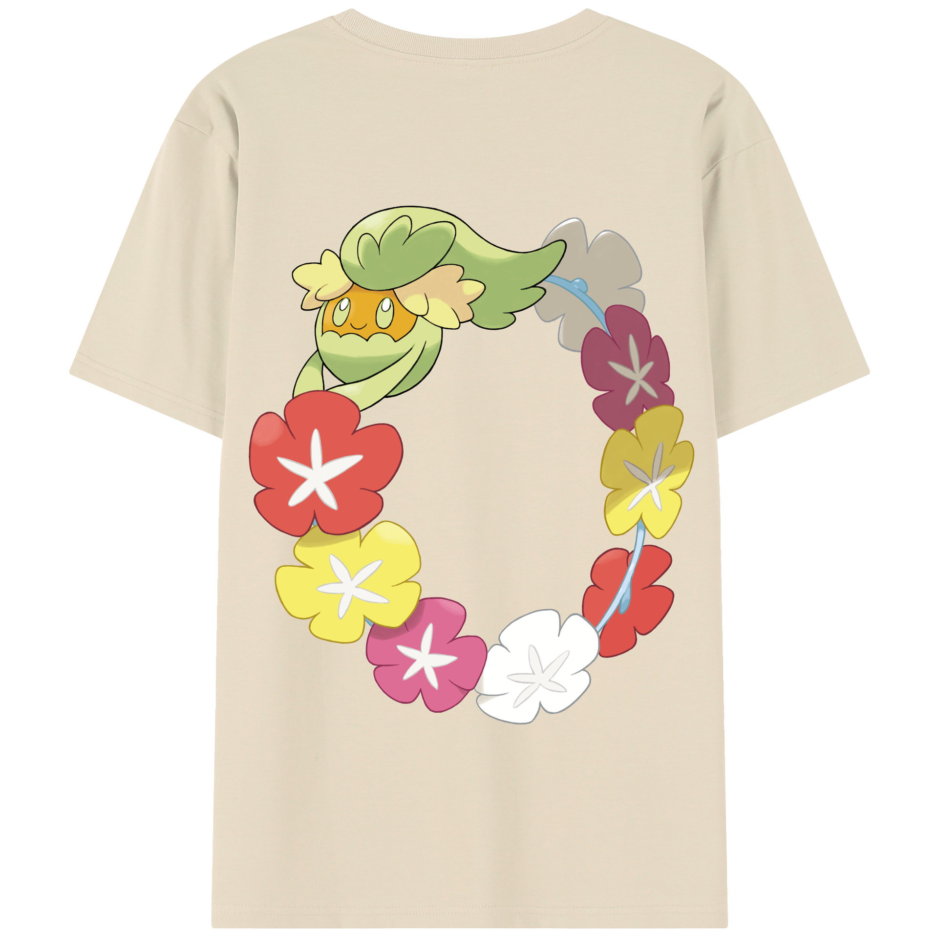 （画像用） ポケットモンスター Pokémon 綿100％半袖Tシャツ（背面プリント）