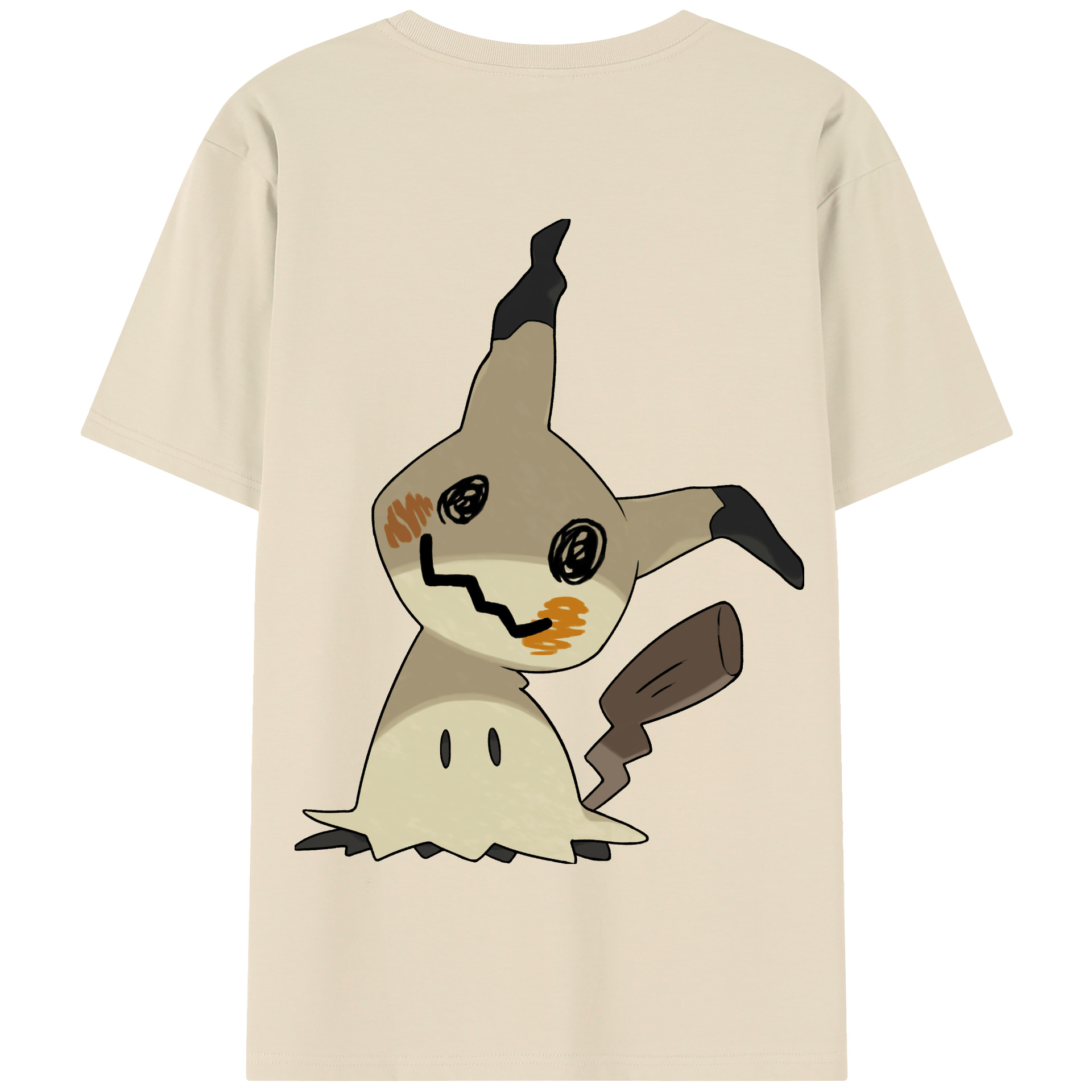 （画像用） ポケットモンスター Pokémon 綿100％半袖Tシャツ（背面プリント）