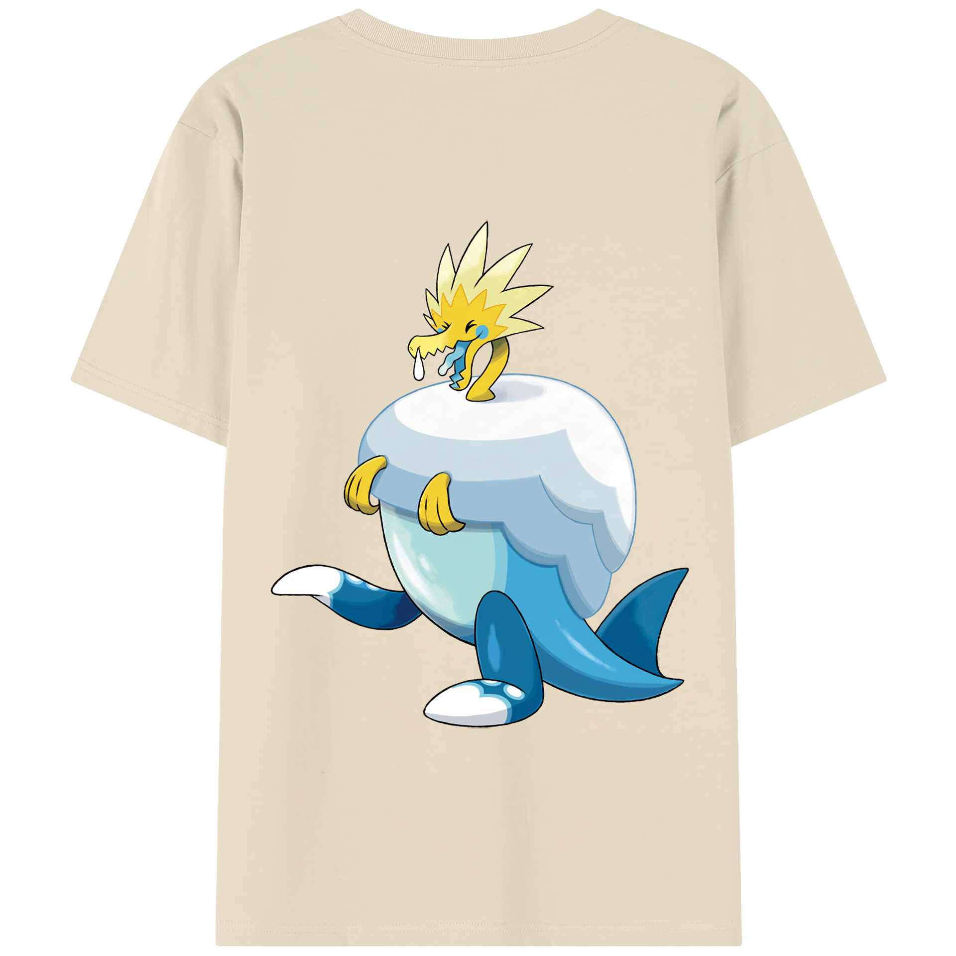 （画像用） ポケットモンスター Pokémon 綿100％半袖Tシャツ（背面プリント）