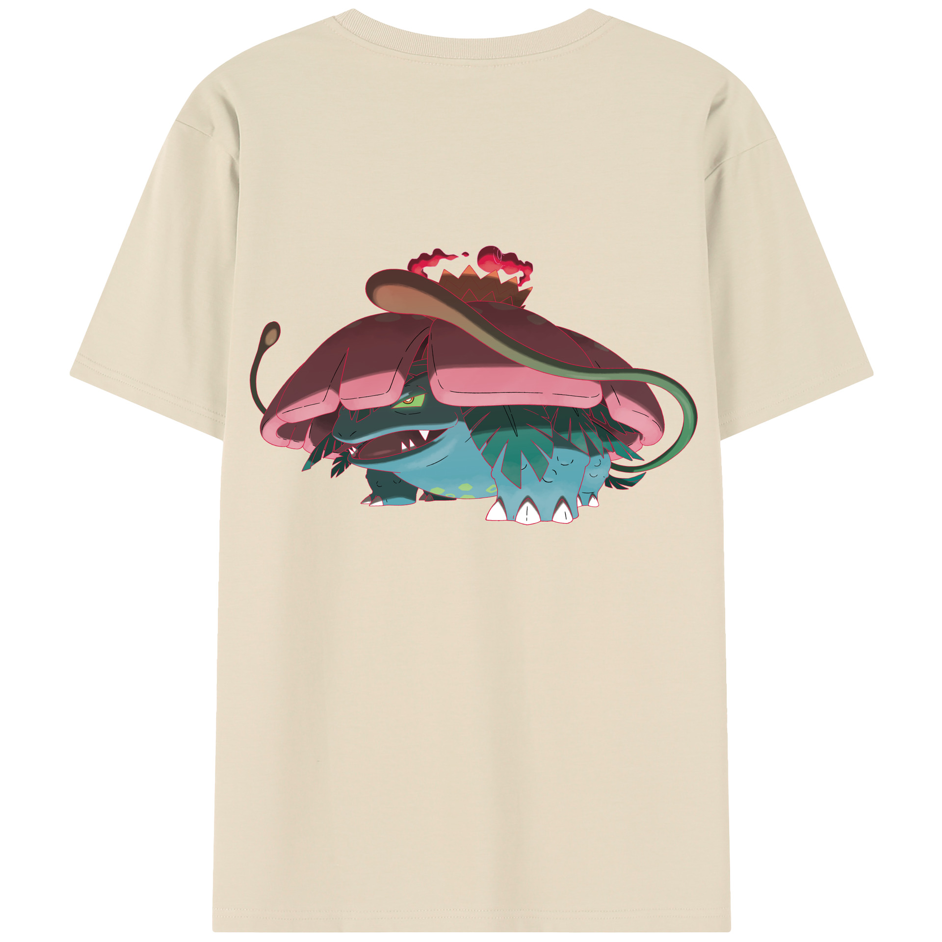 （画像用） ポケットモンスター Pokémon 綿100％半袖Tシャツ（背面プリント）