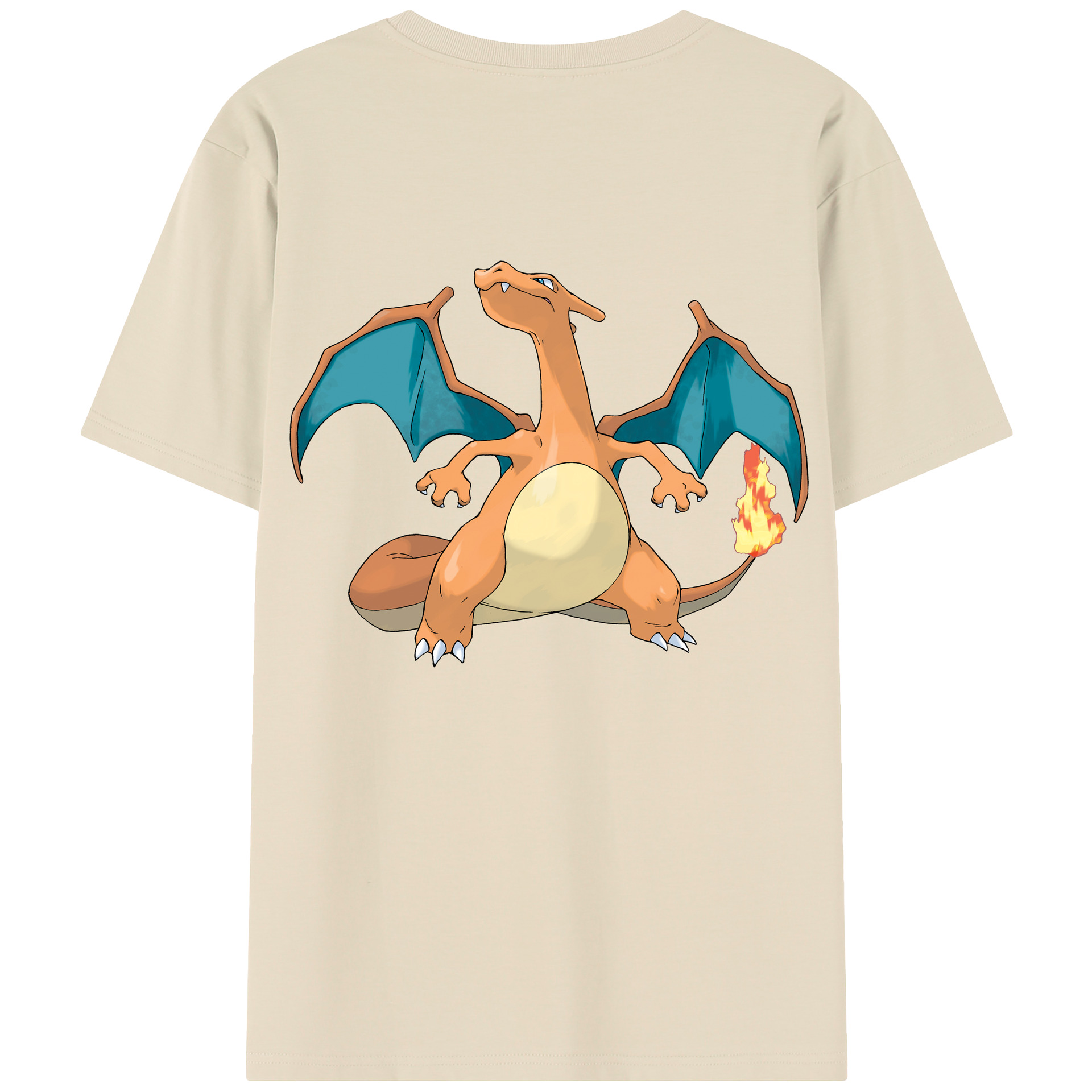 （画像用） ポケットモンスター Pokémon 綿100％半袖Tシャツ（背面プリント）