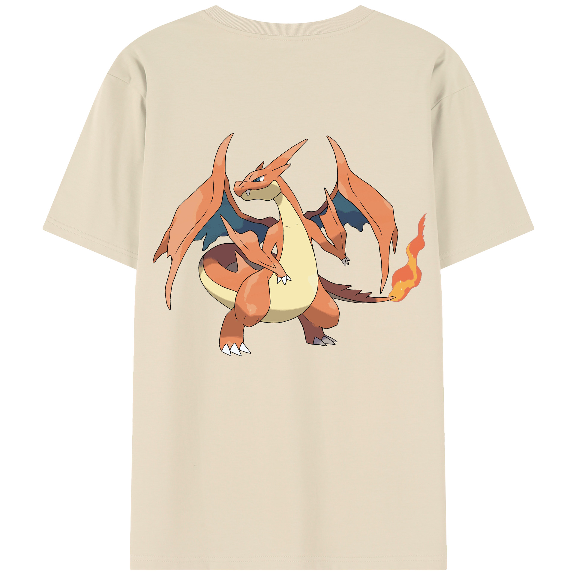 （画像用） ポケットモンスター Pokémon 綿100％半袖Tシャツ（背面プリント）