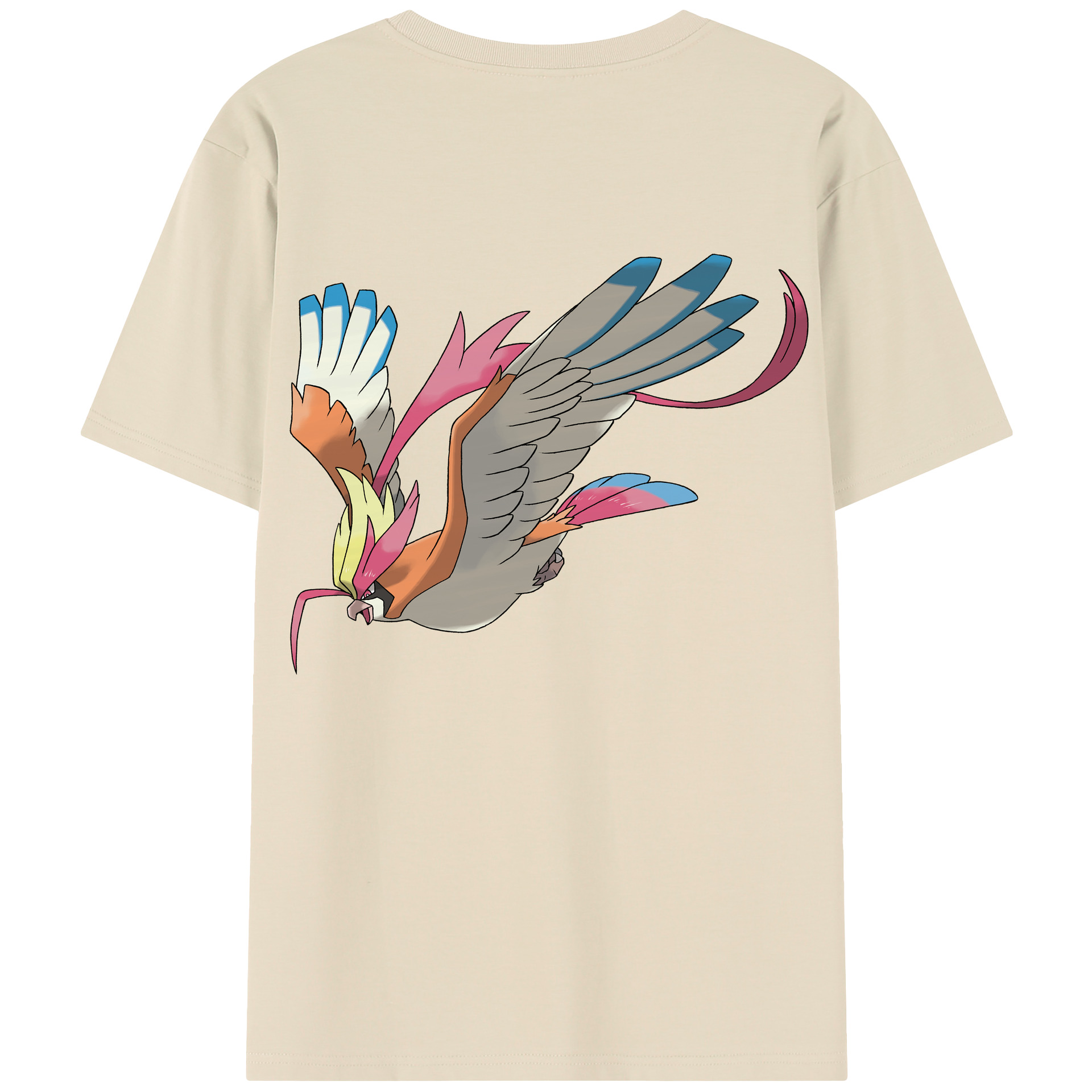 （画像用） ポケットモンスター Pokémon 綿100％半袖Tシャツ（背面プリント）