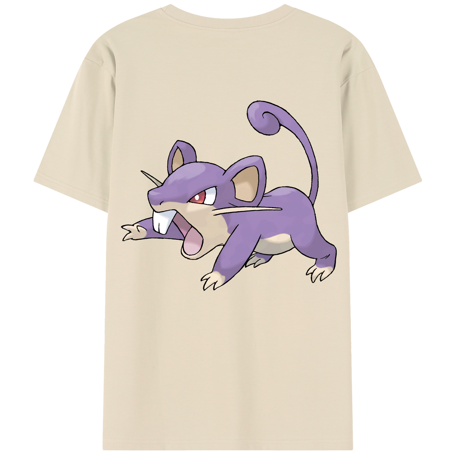 （画像用） ポケットモンスター Pokémon 綿100％半袖Tシャツ（背面プリント）