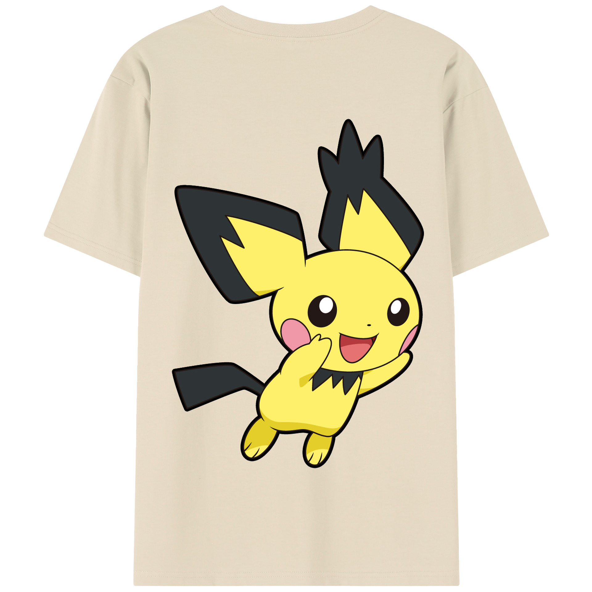 （画像用） ポケットモンスター Pokémon 綿100％半袖Tシャツ（背面プリント）