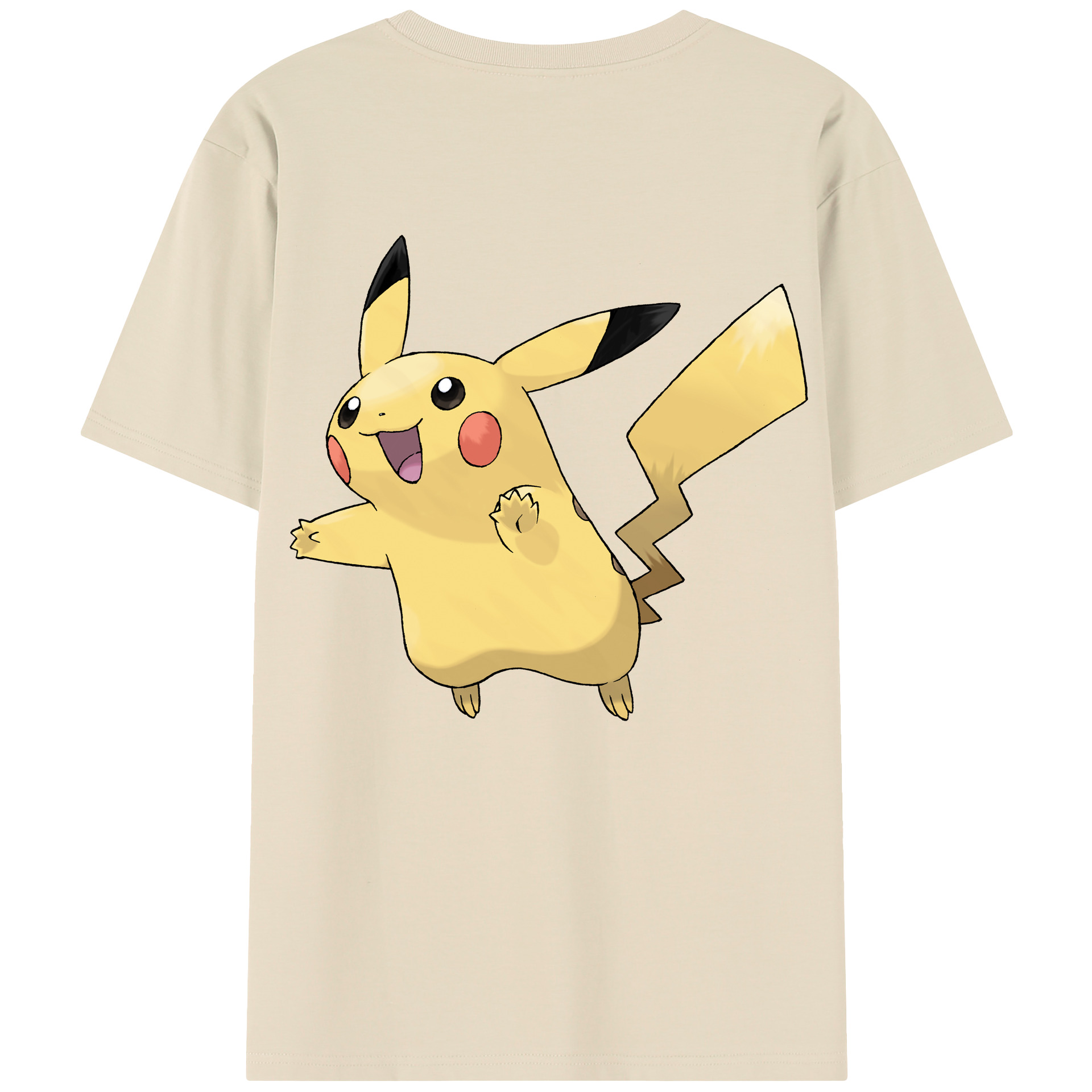 （画像用） ポケットモンスター Pokémon 綿100％半袖Tシャツ（背面プリント）