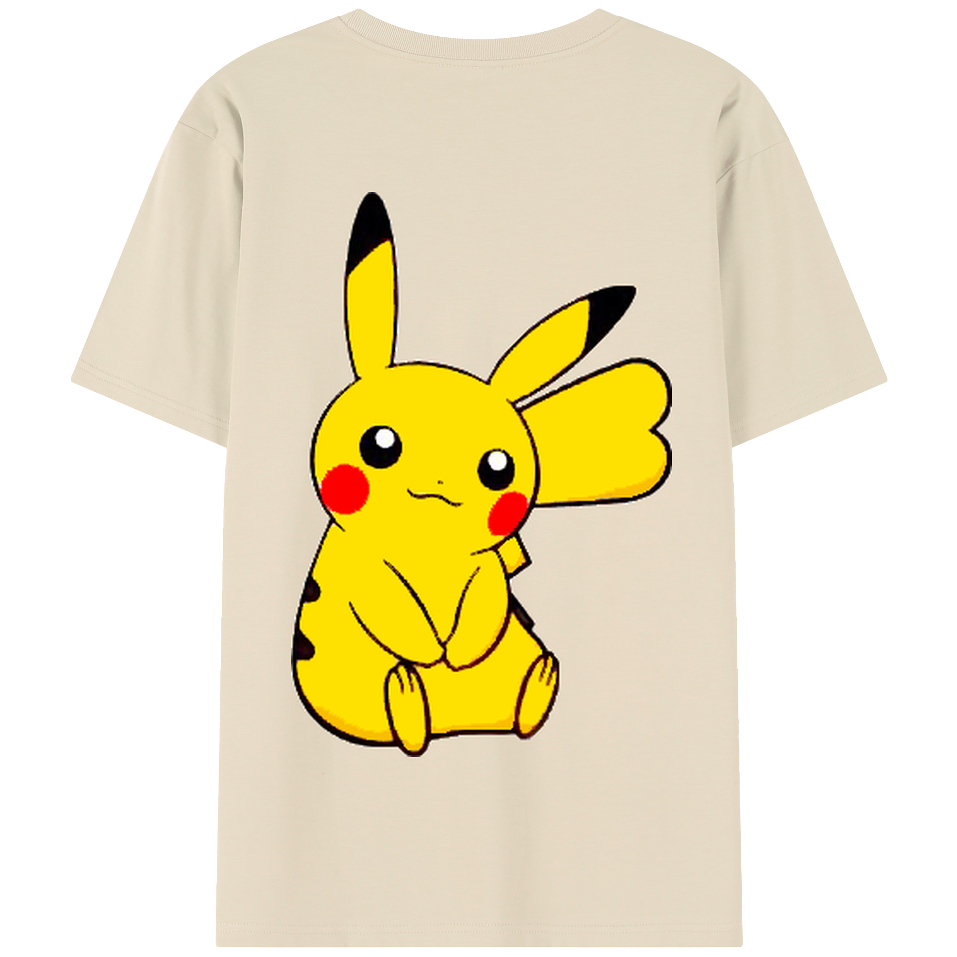 （画像用） ポケットモンスター Pokémon 綿100％半袖Tシャツ（背面プリント）