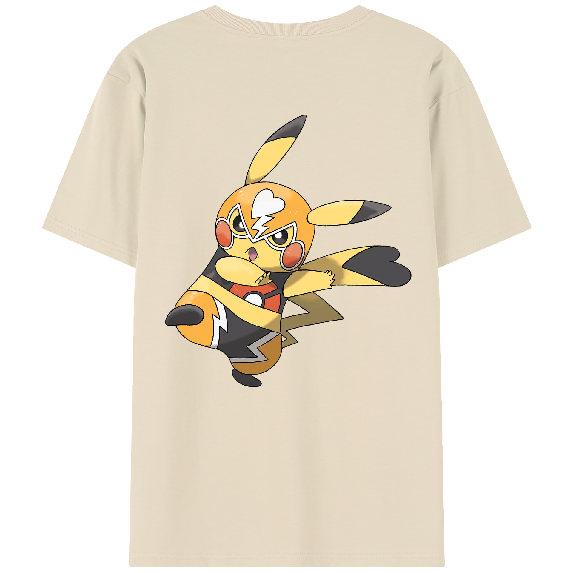（画像用） ポケットモンスター Pokémon 綿100％半袖Tシャツ（背面プリント）
