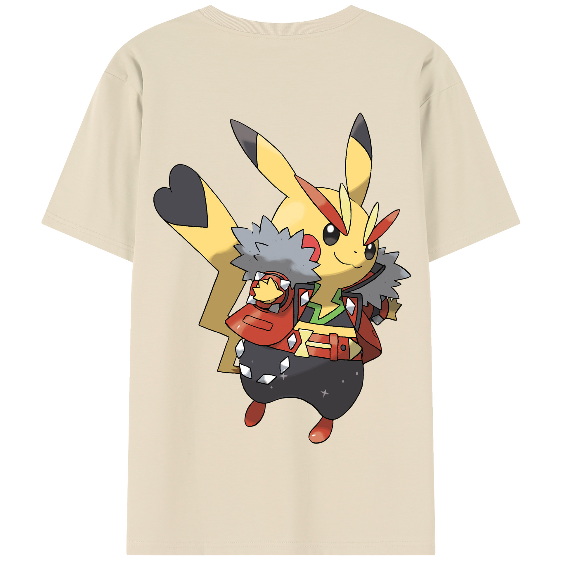 （画像用） ポケットモンスター Pokémon 綿100％半袖Tシャツ（背面プリント）