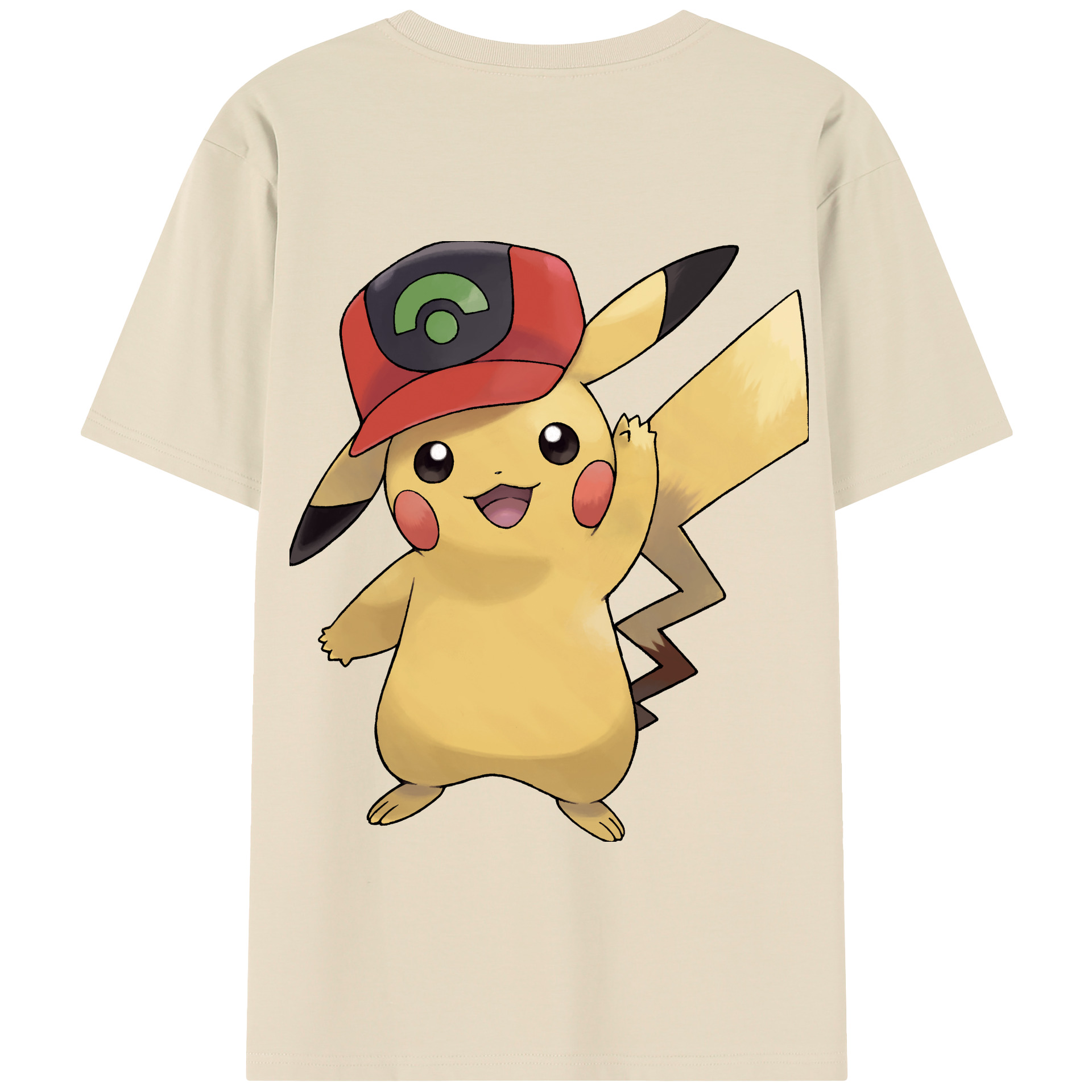 （画像用） ポケットモンスター Pokémon 綿100％半袖Tシャツ（背面プリント）
