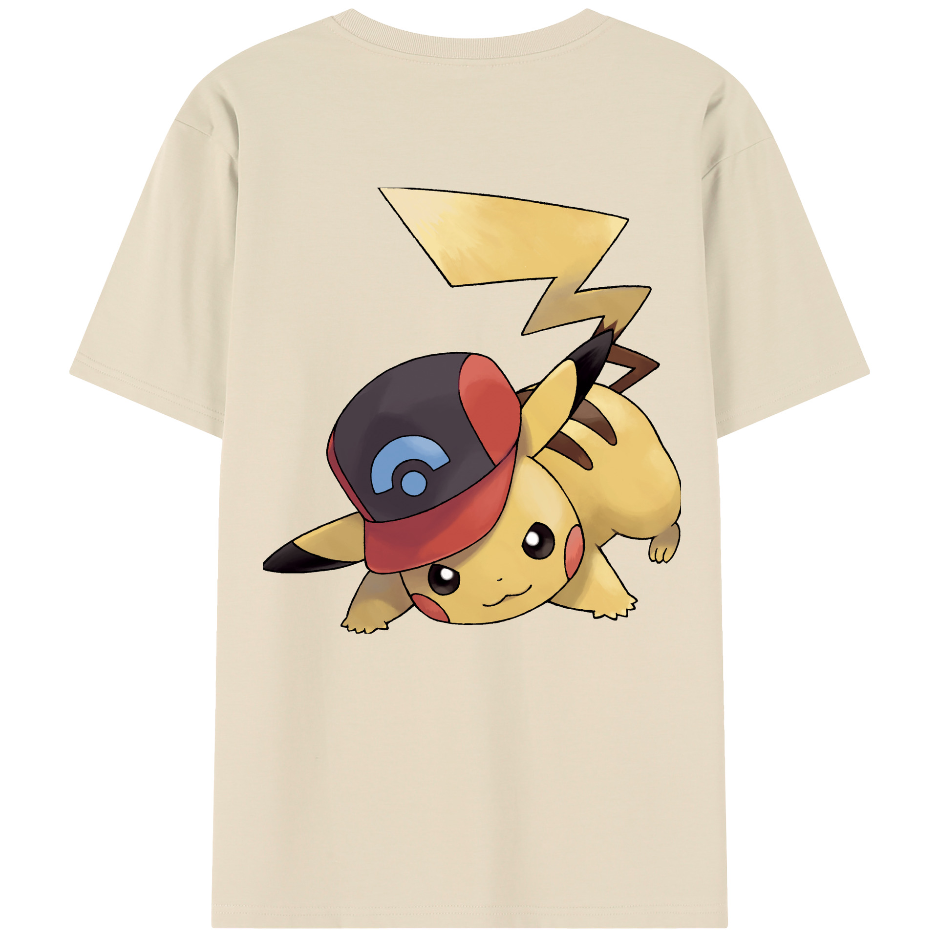 （画像用） ポケットモンスター Pokémon 綿100％半袖Tシャツ（背面プリント）