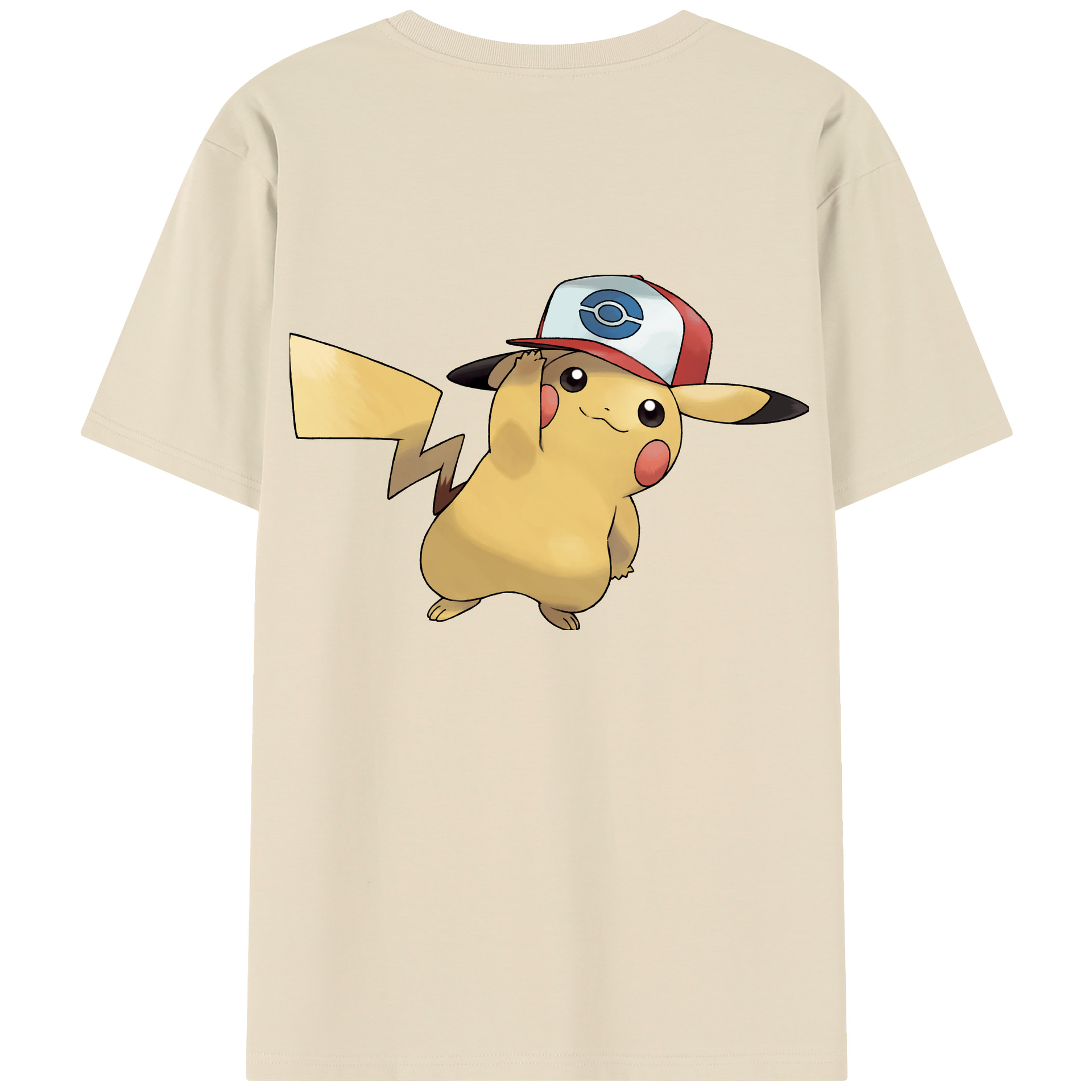 （画像用） ポケットモンスター Pokémon 綿100％半袖Tシャツ（背面プリント）