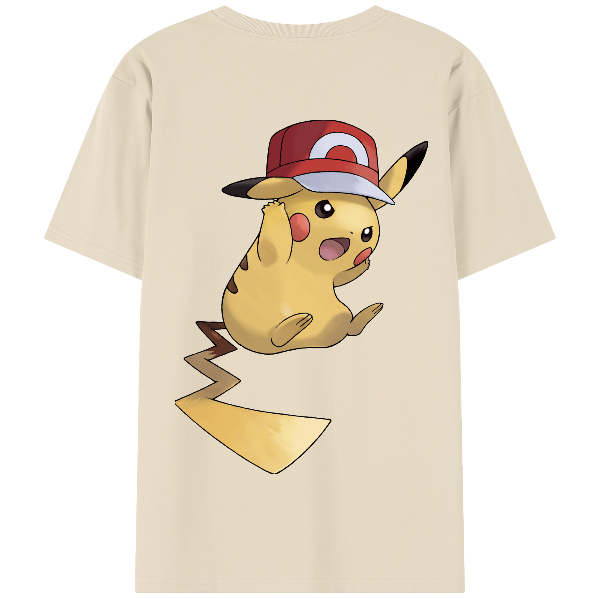 （画像用） ポケットモンスター Pokémon 綿100％半袖Tシャツ（背面プリント）