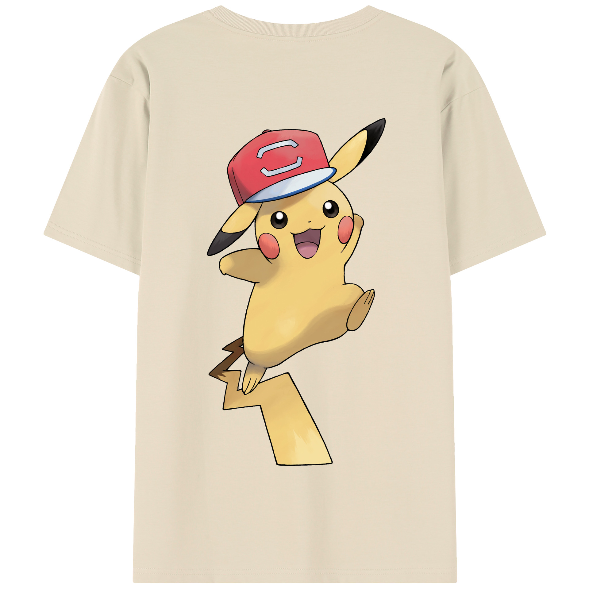 （画像用） ポケットモンスター Pokémon 綿100％半袖Tシャツ（背面プリント）