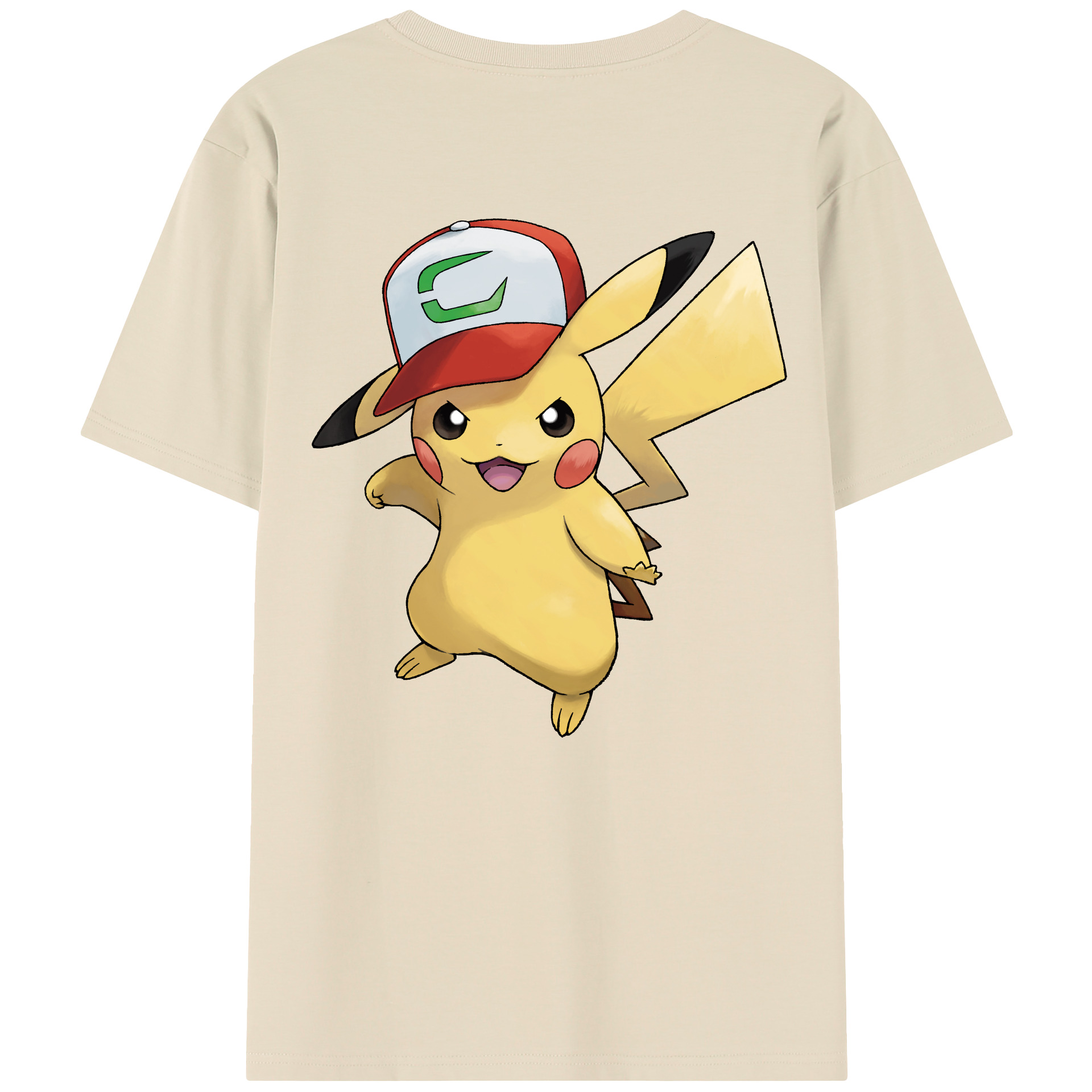 （画像用） ポケットモンスター Pokémon 綿100％半袖Tシャツ（背面プリント）