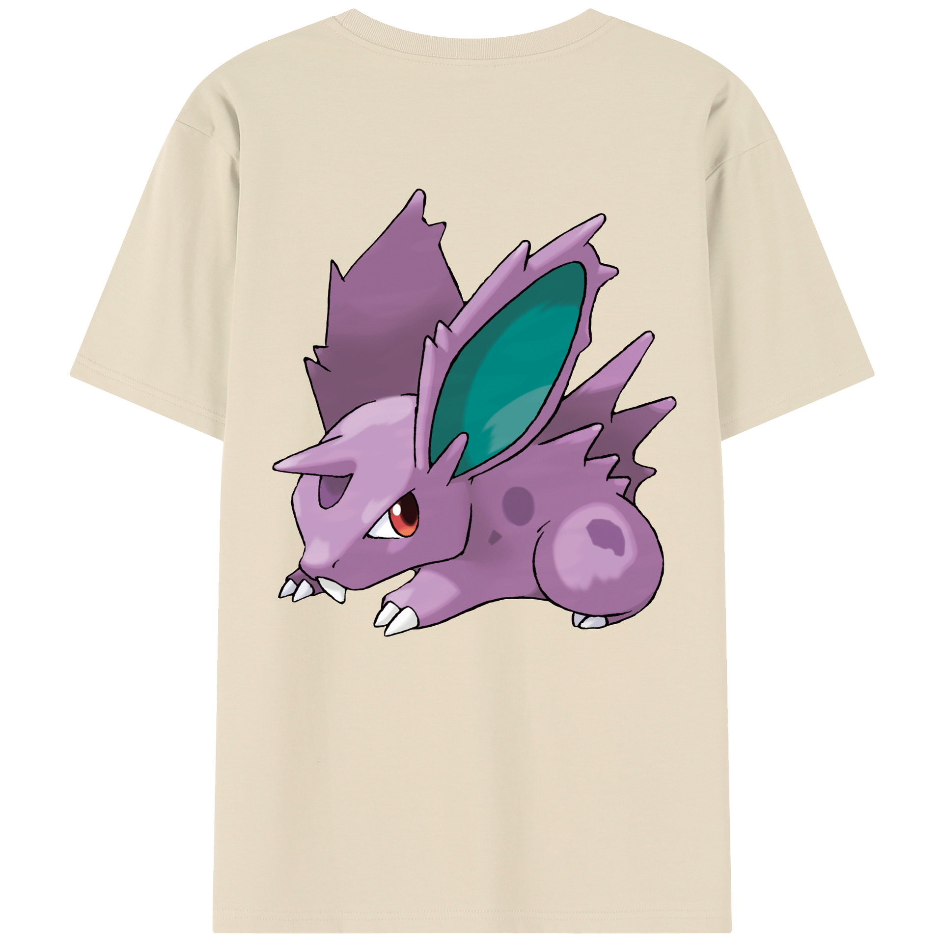 （画像用） ポケットモンスター Pokémon 綿100％半袖Tシャツ（背面プリント）