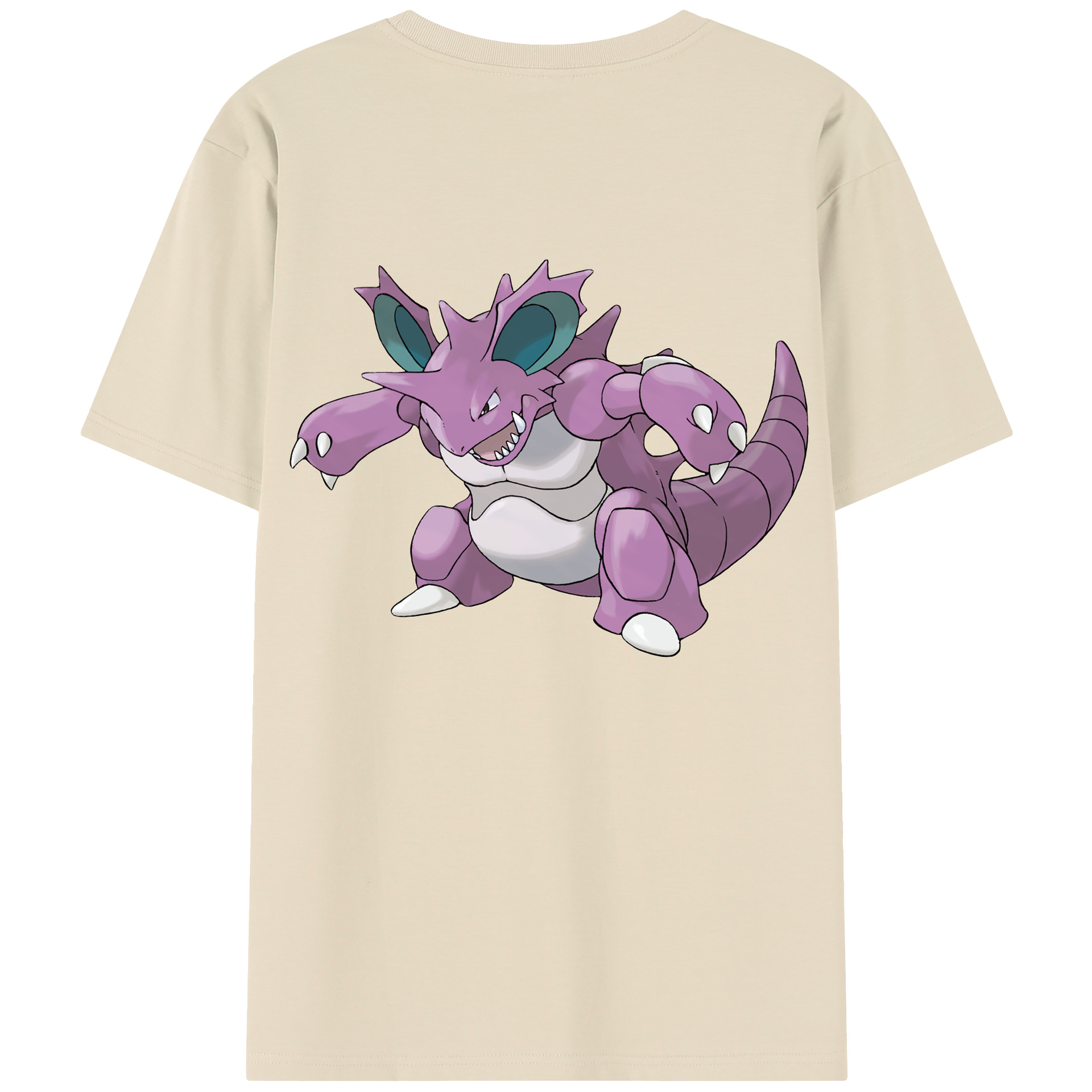 （画像用） ポケットモンスター Pokémon 綿100％半袖Tシャツ（背面プリント）