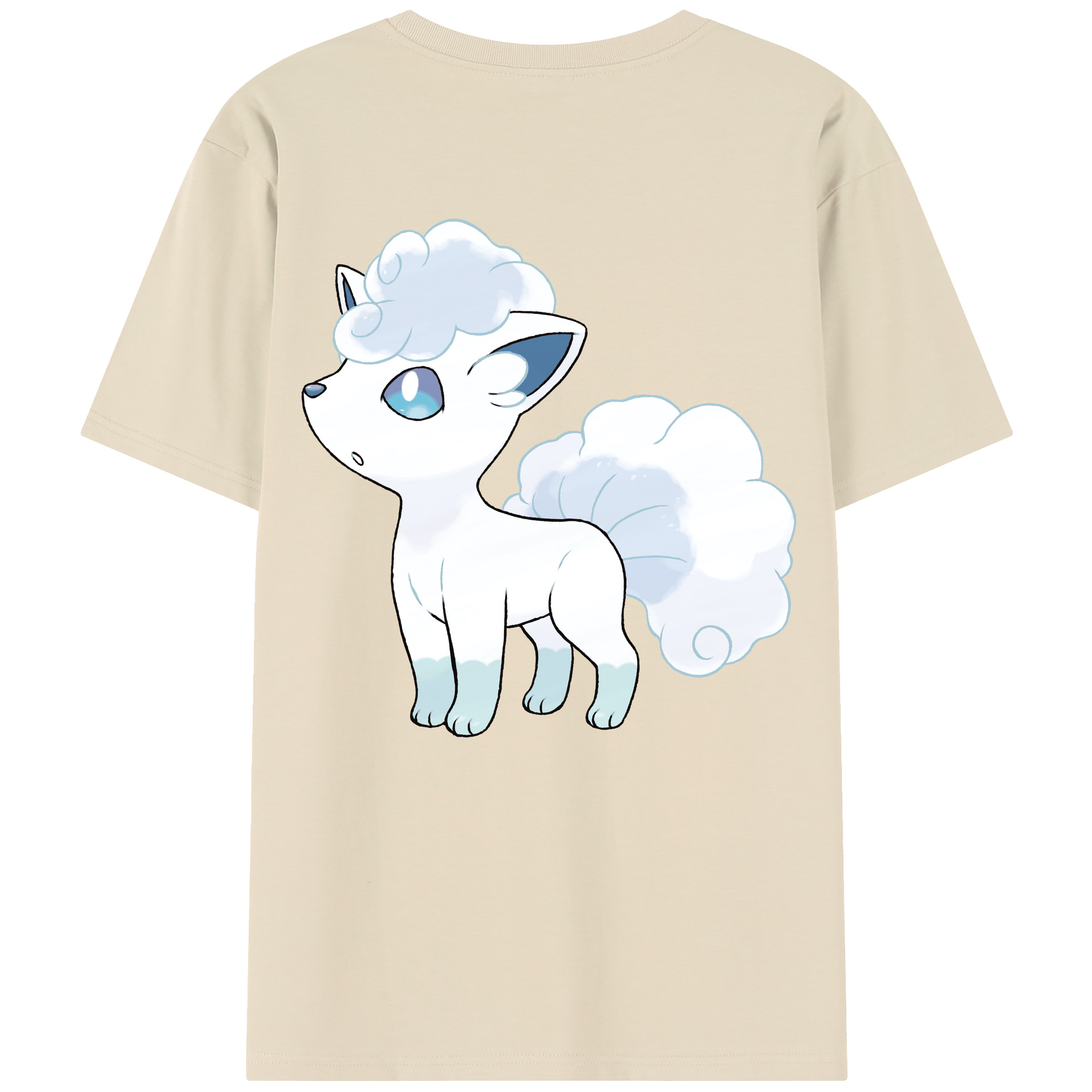 （画像用） ポケットモンスター Pokémon 綿100％半袖Tシャツ（背面プリント）