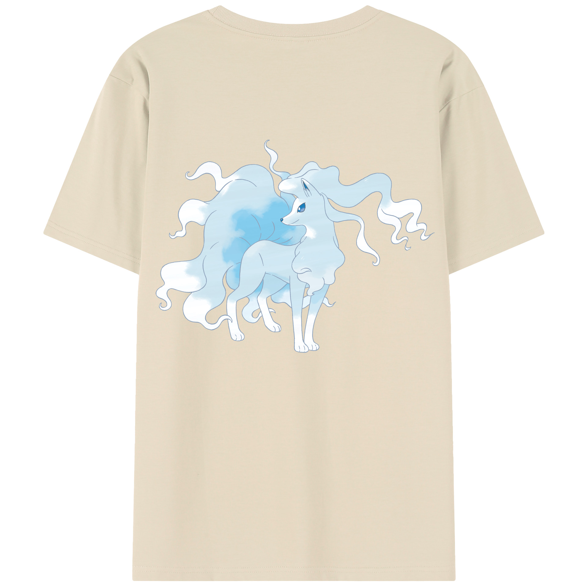 （画像用） ポケットモンスター Pokémon 綿100％半袖Tシャツ（背面プリント）