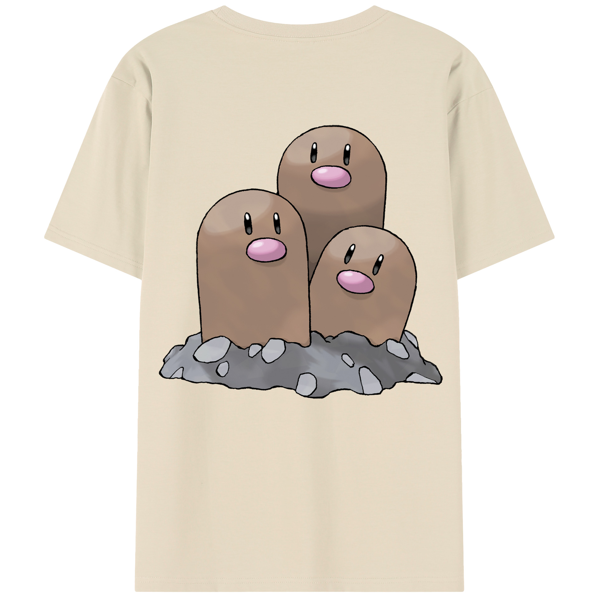 （画像用） ポケットモンスター Pokémon 綿100％半袖Tシャツ（背面プリント）