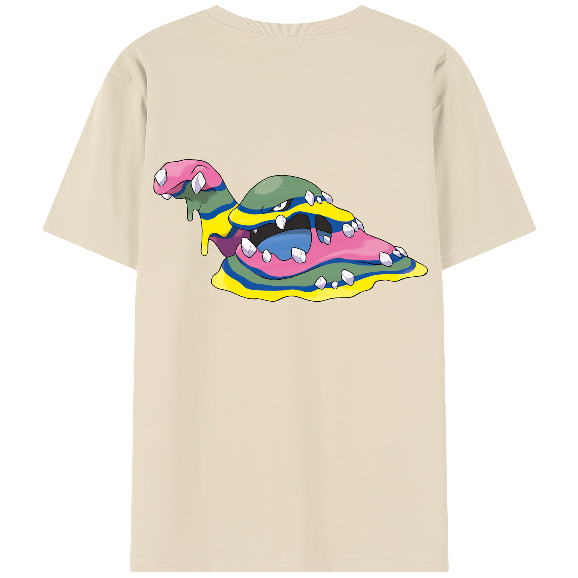 （画像用） ポケットモンスター Pokémon 綿100％半袖Tシャツ（背面プリント）